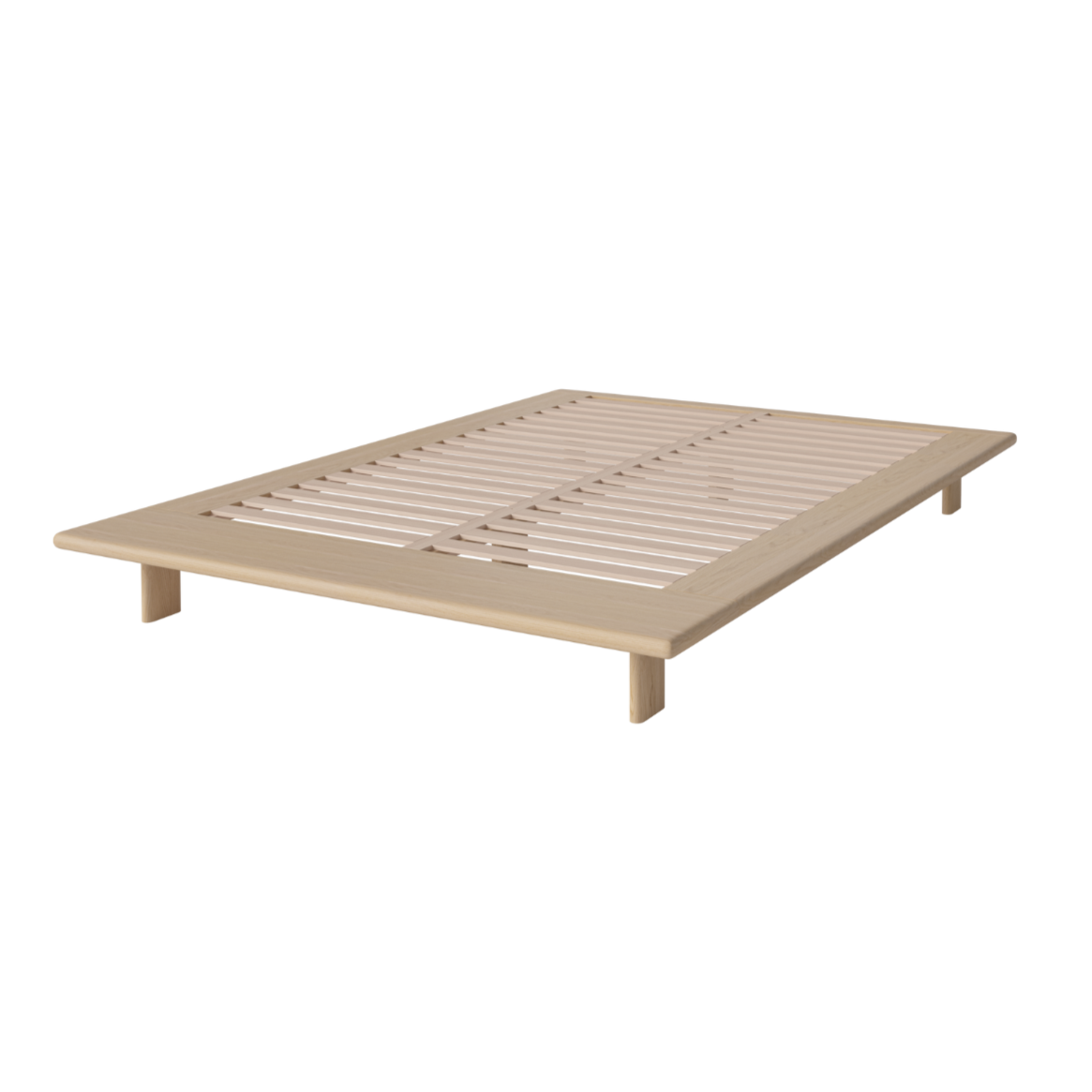 Haven bed whiten oak wood