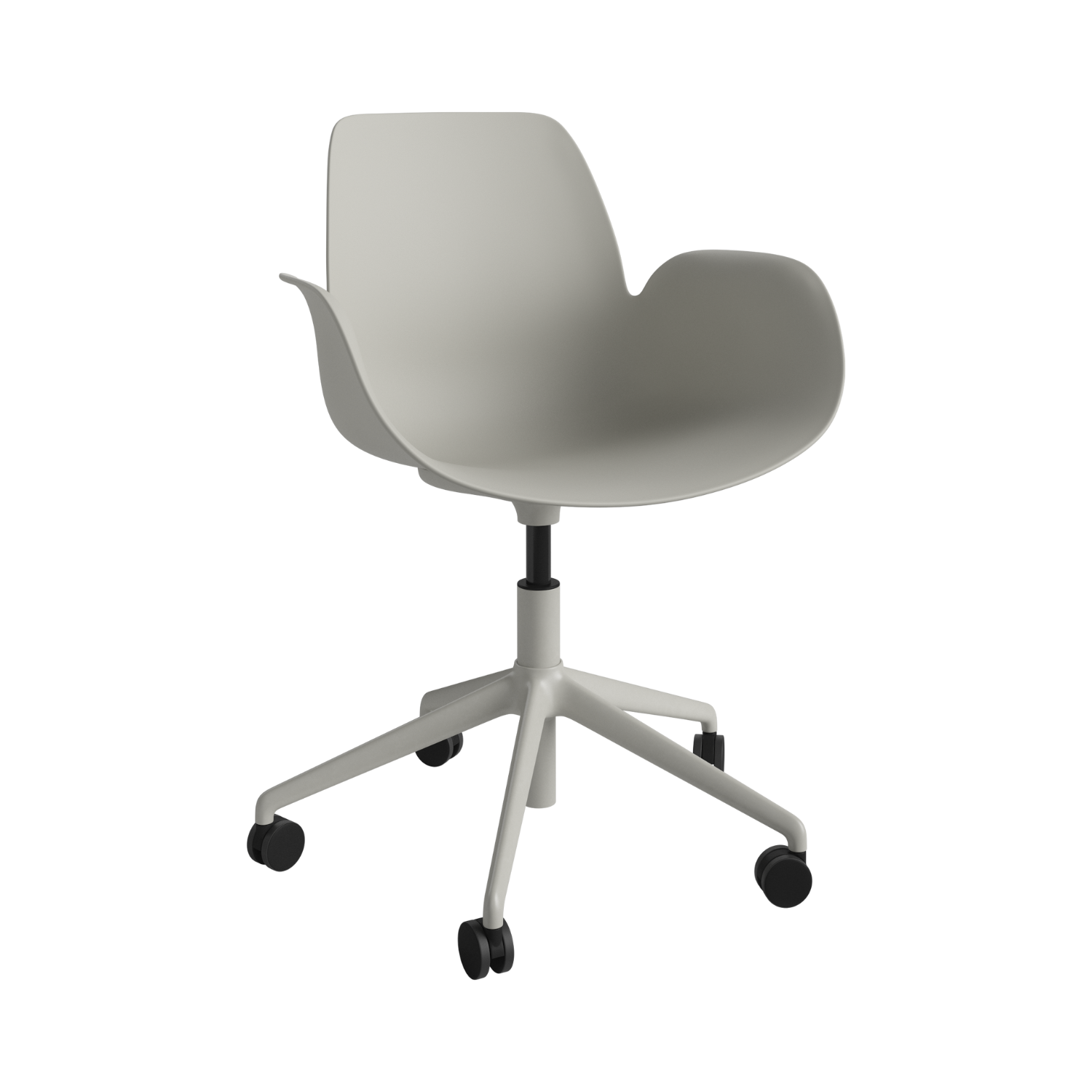 Seed gray office chair with a gray base