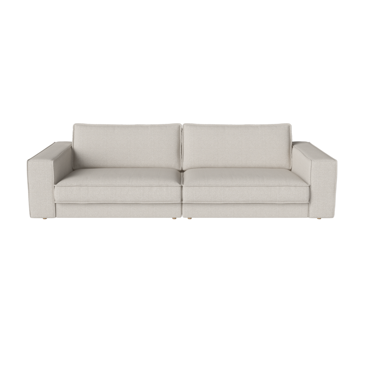 2-module sofa upholstered noora oak base