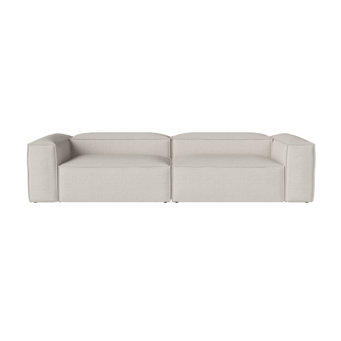 2-module sofa upholstered