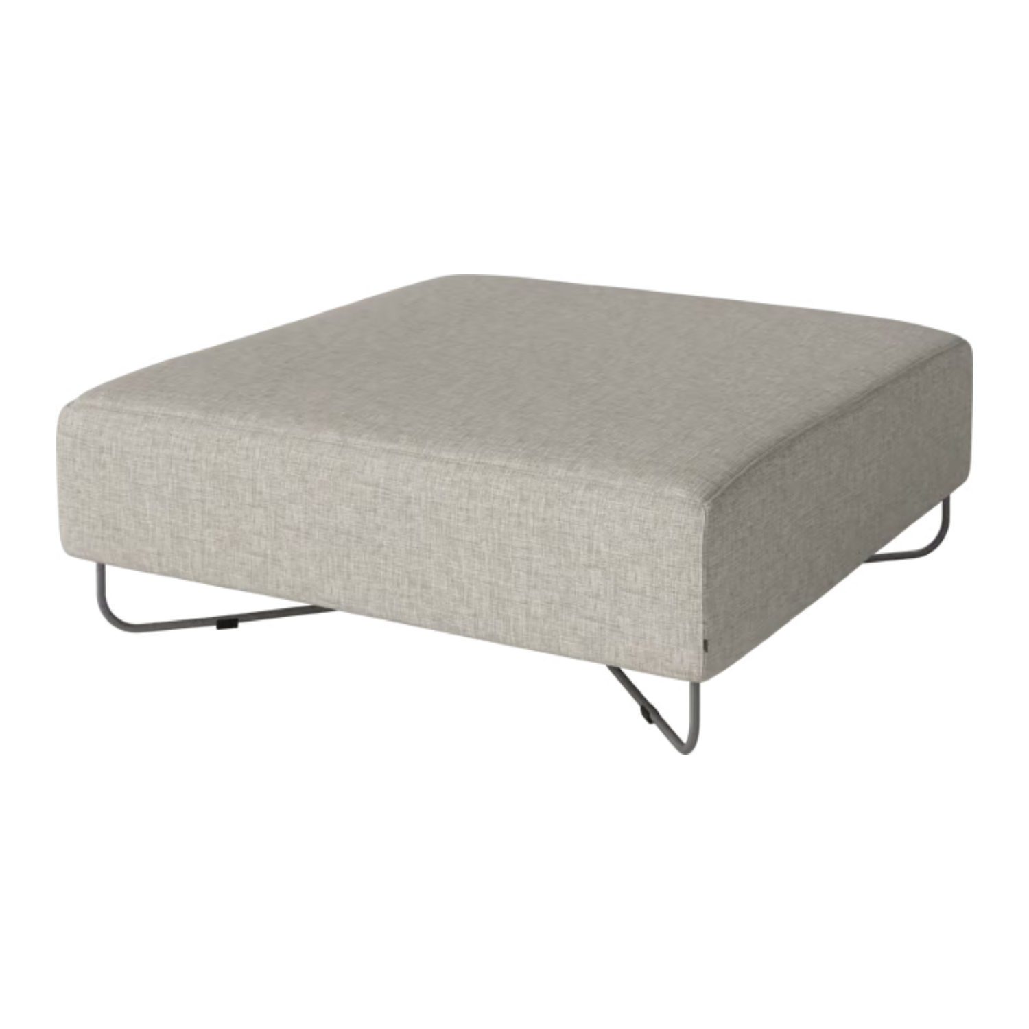 Modular sofa Orlando - a pouf with a steel base