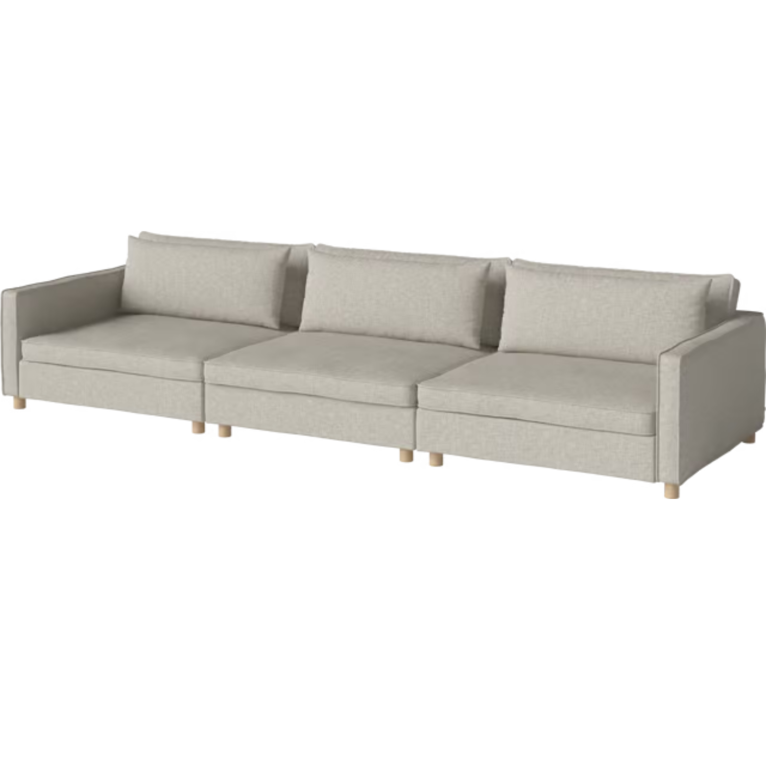 3-module sofa raspberry white base