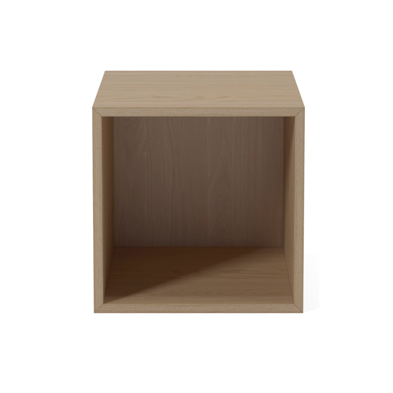 Case shelf - a single module of bright oak veneer