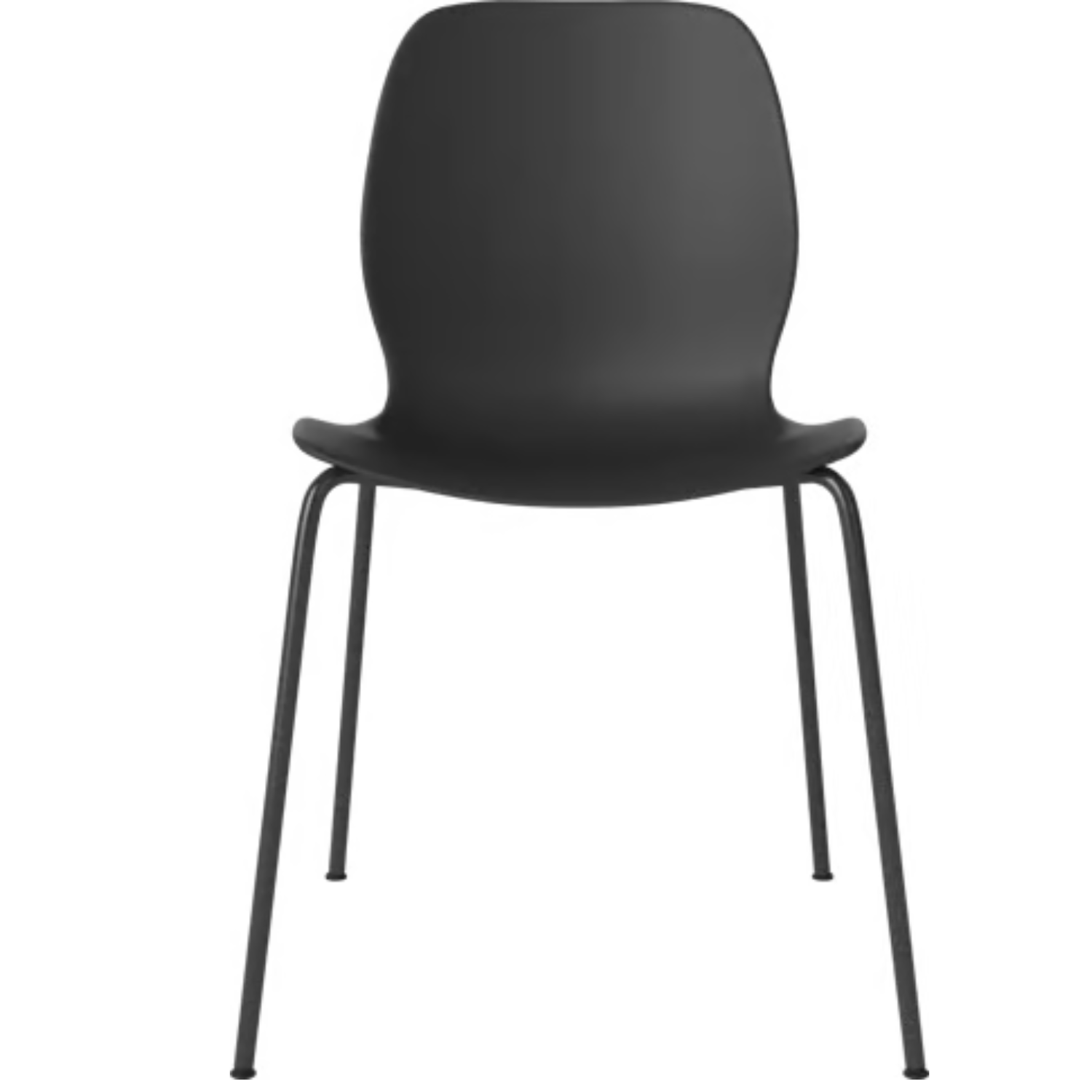 Seed black chair with a black base