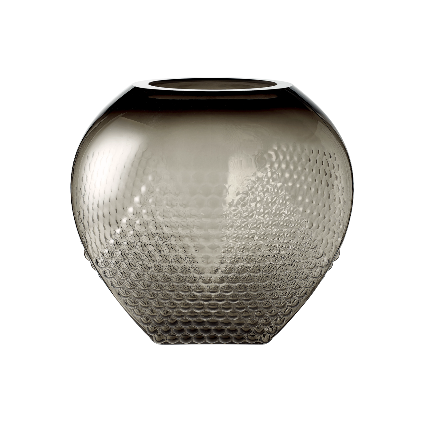 Brame vase dark glass