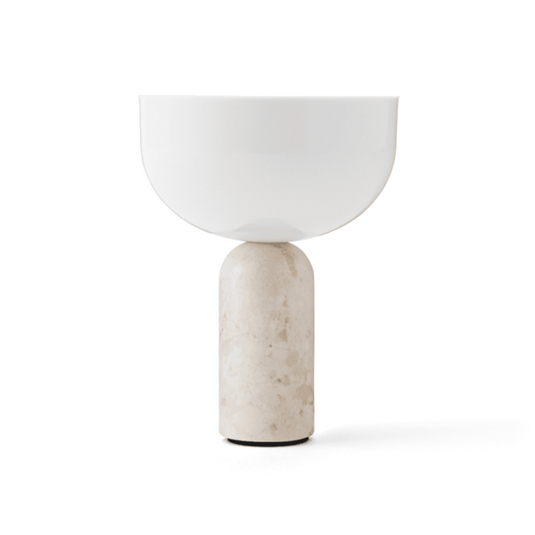 Kizu portable lamp cream marble