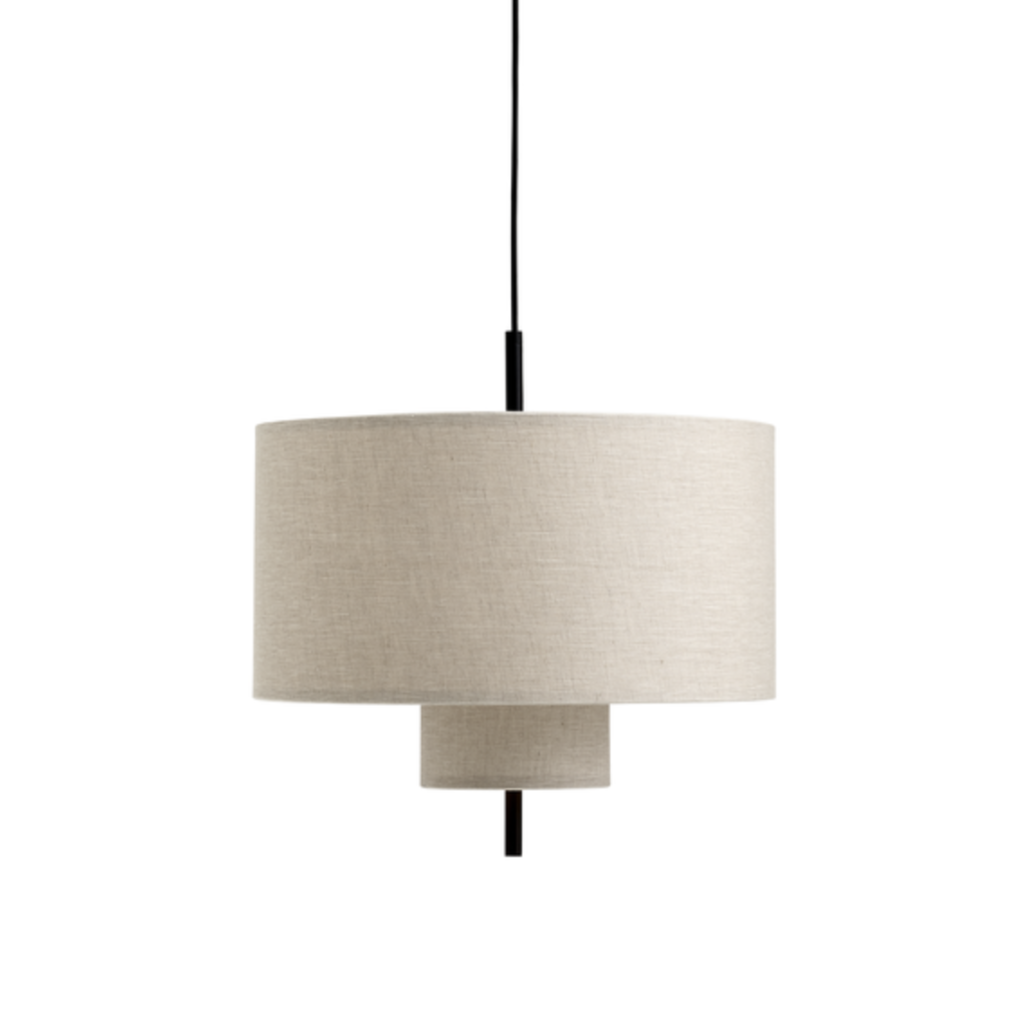 Beige margin hanging lamp