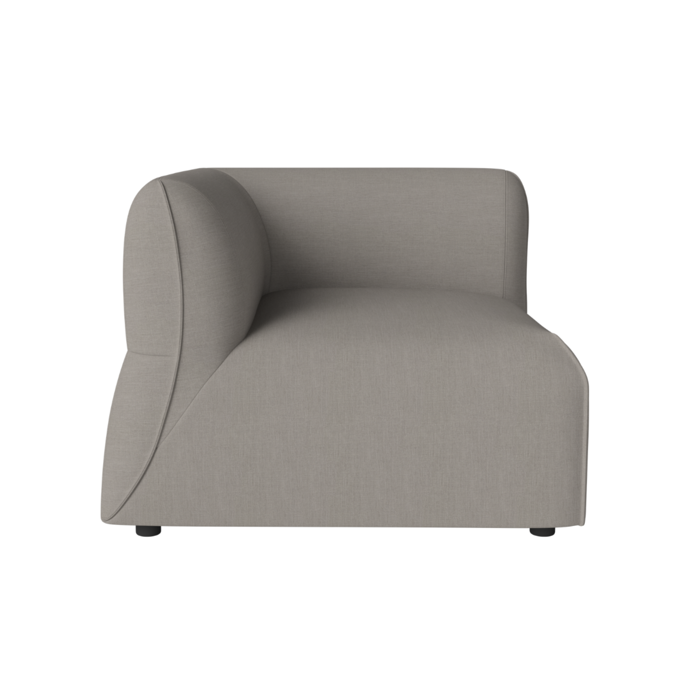 Modular sofa ARKE - left -handed upholstered module