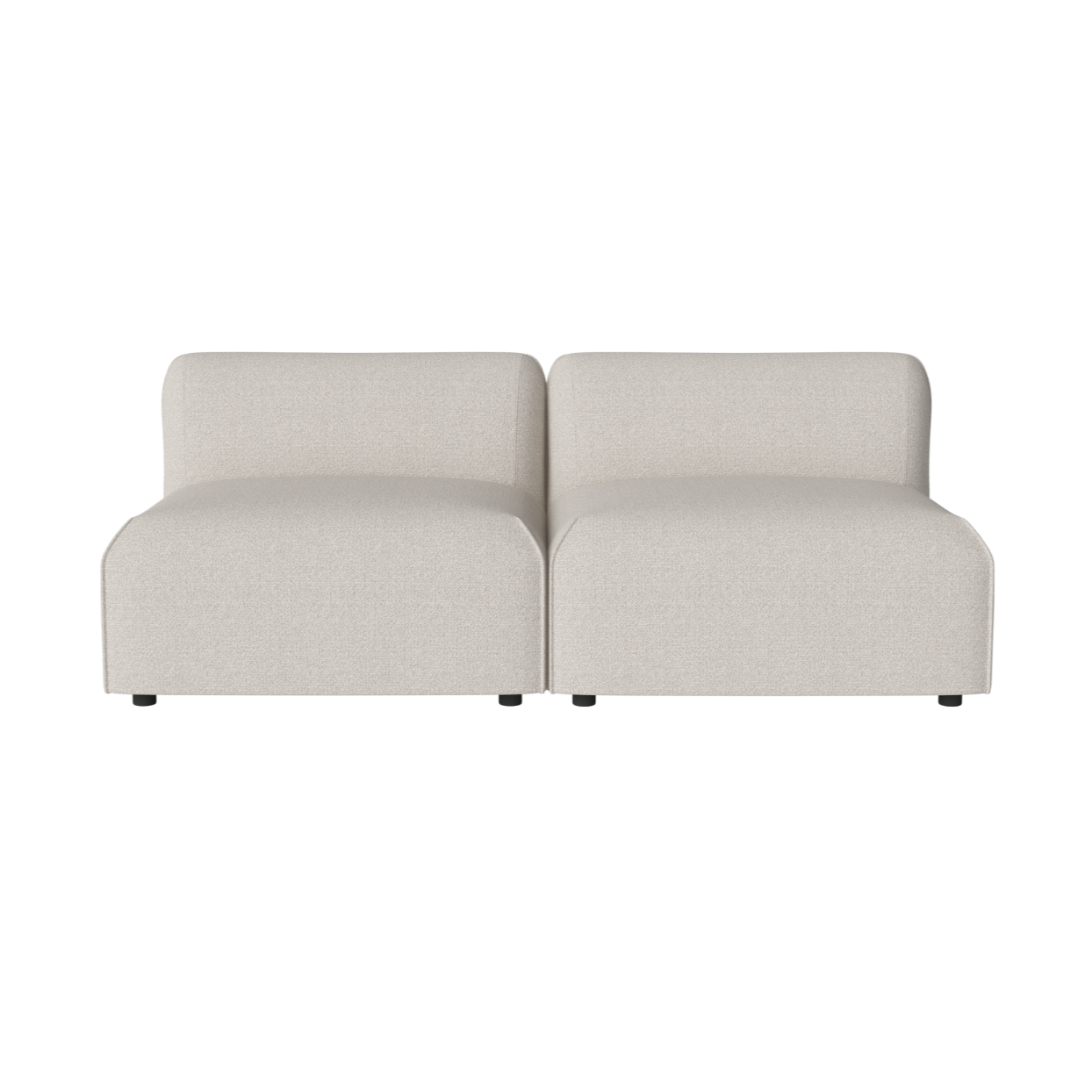 2-module sofa upholstered arke