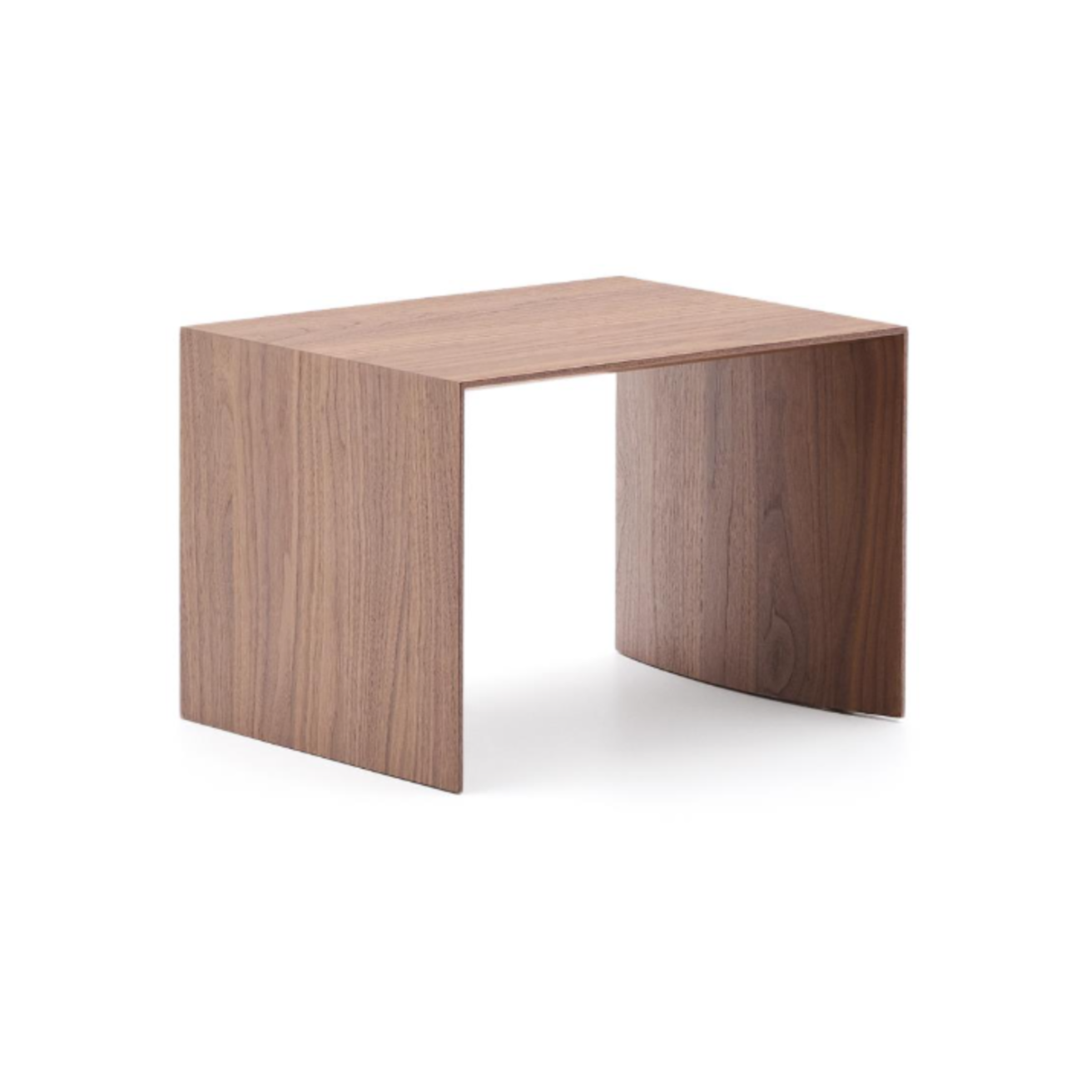 Litto nut veneer side table