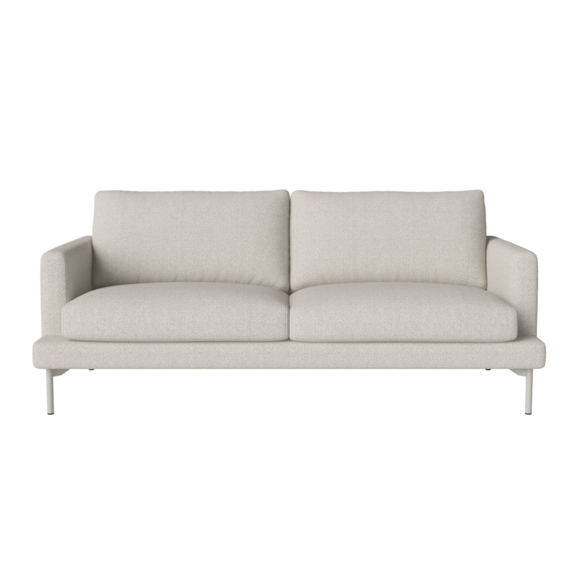 2.5-sened sofa Veneda Slim gray steel base