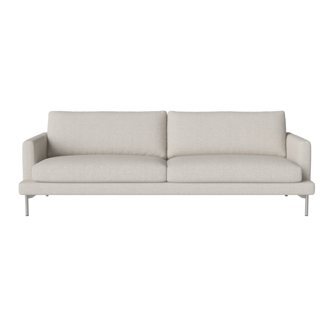 3-person sofa Veneda Slim steel base