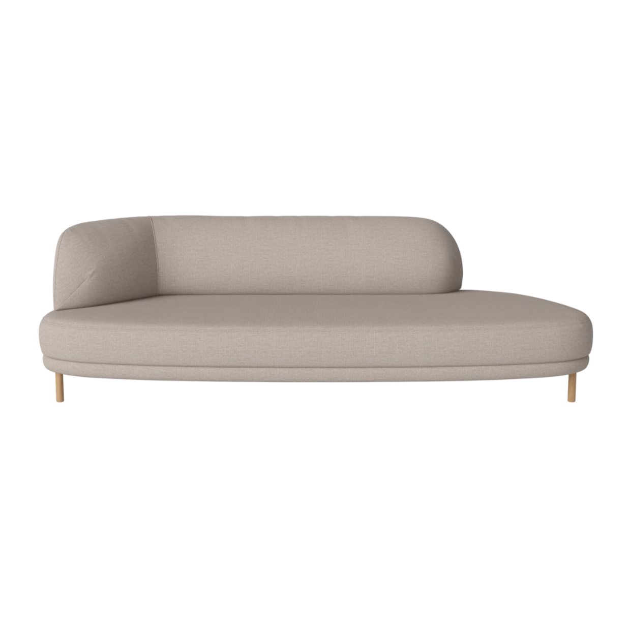 Open sofa right -sided grace oak base