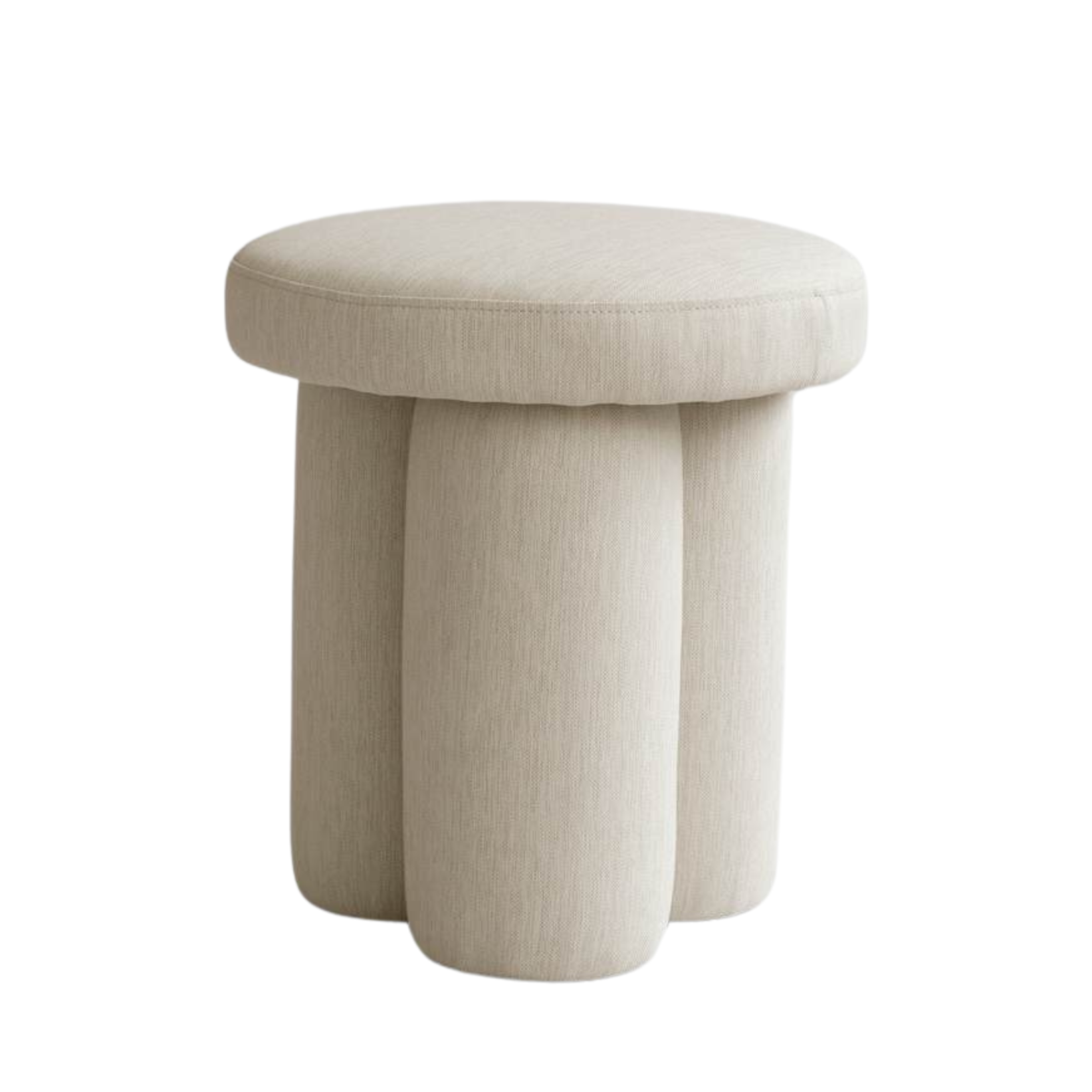 Big foot stool warm gray [Klaudia]
