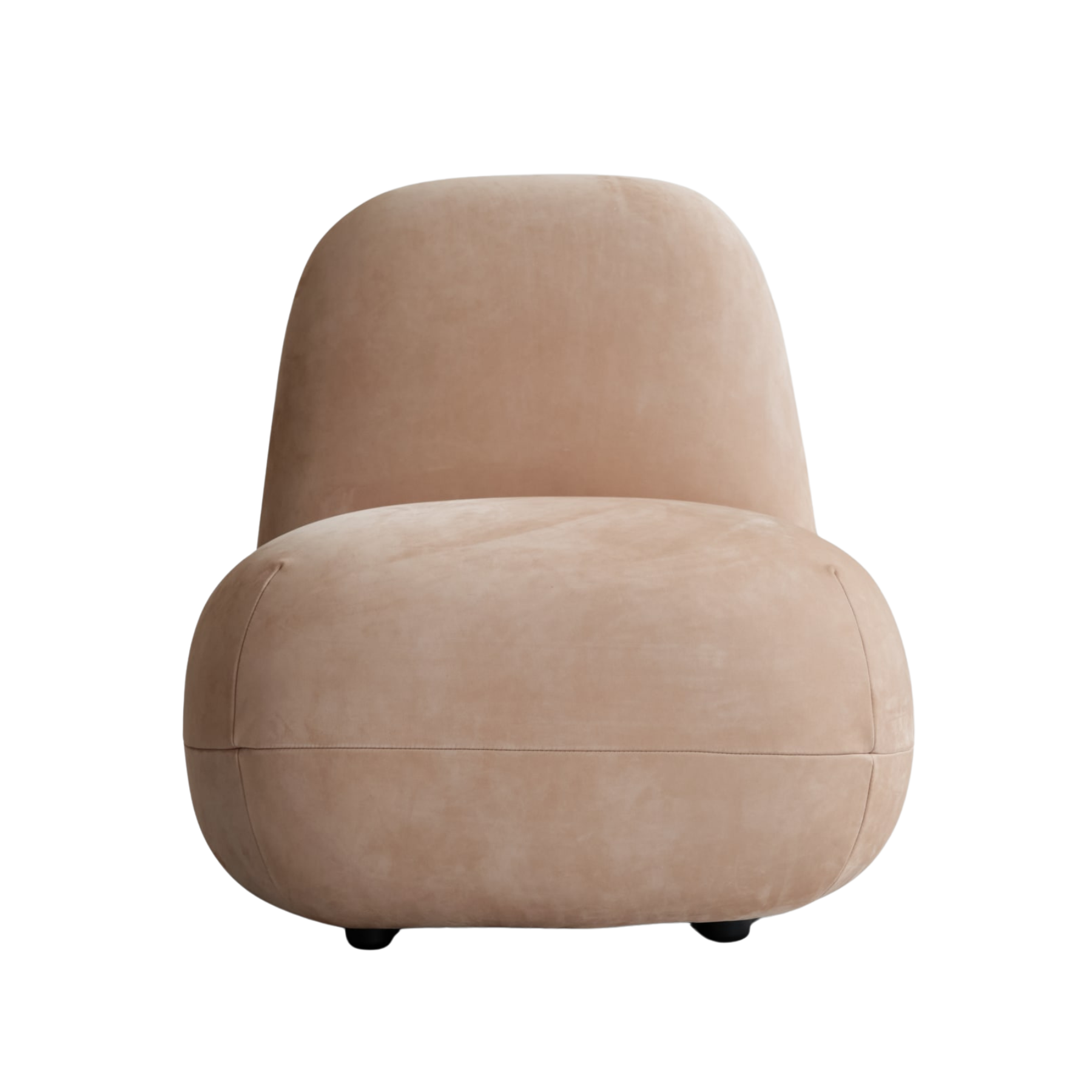 Armchair toe chair flat leather nubuk [klaudia]