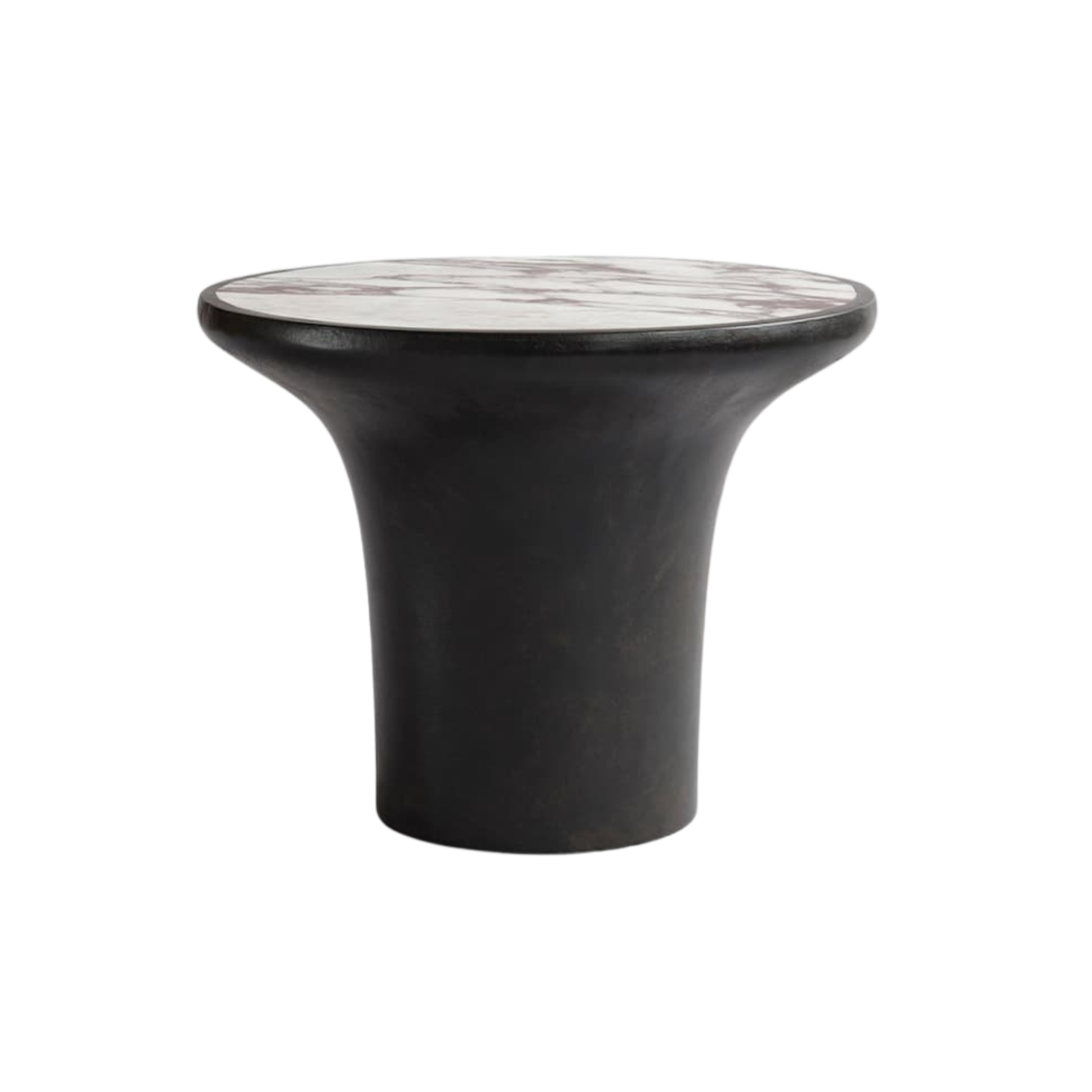 Stolik kawowy TRUMPET beton z marmurem