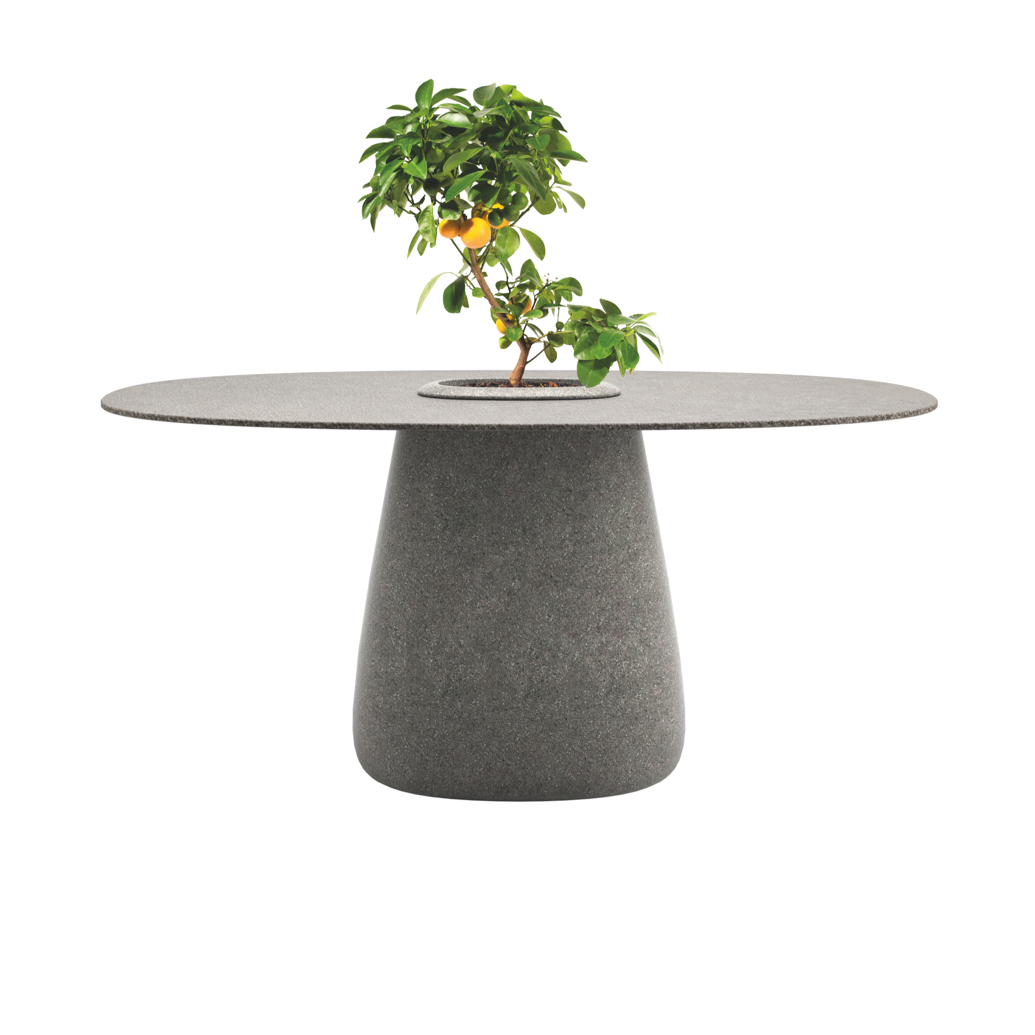 Gartentisch mit Behälter COBBLE grau