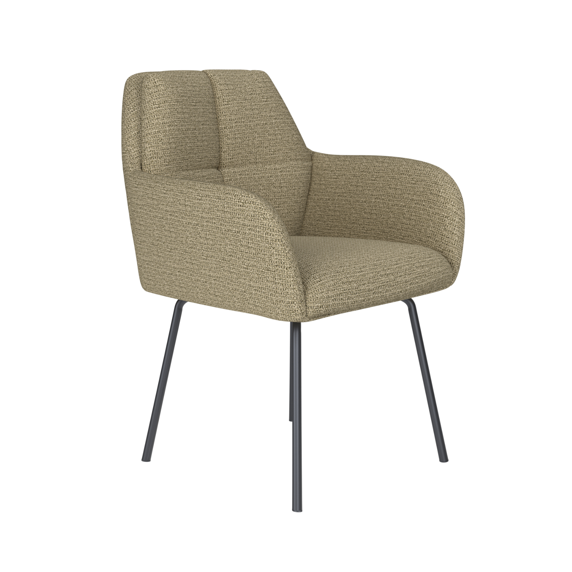 PETE chair green with black base