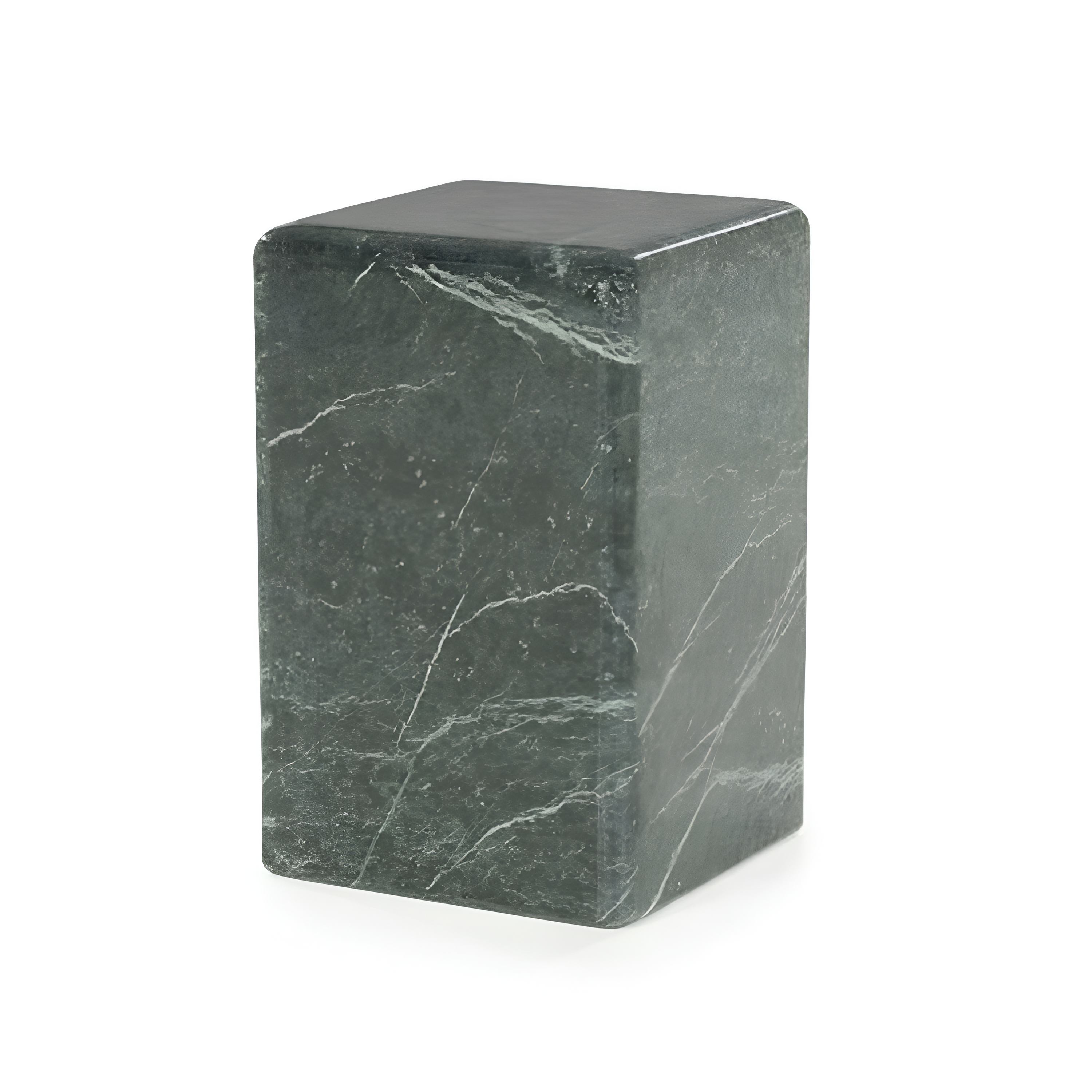 DICE Side Table Green Marble
