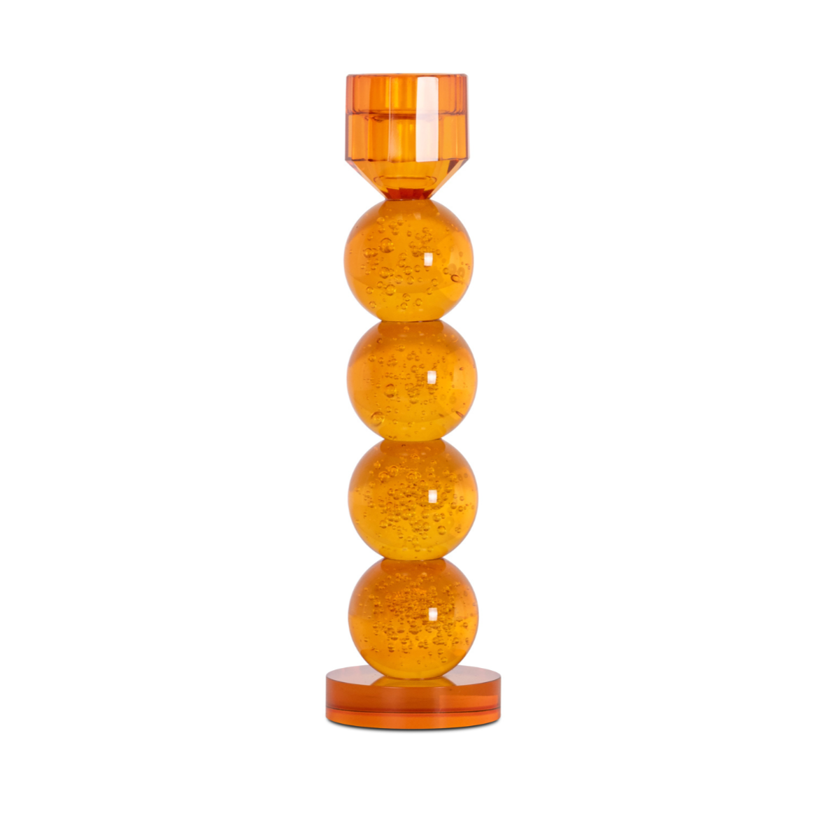Glasleuchter RAYLAN orange