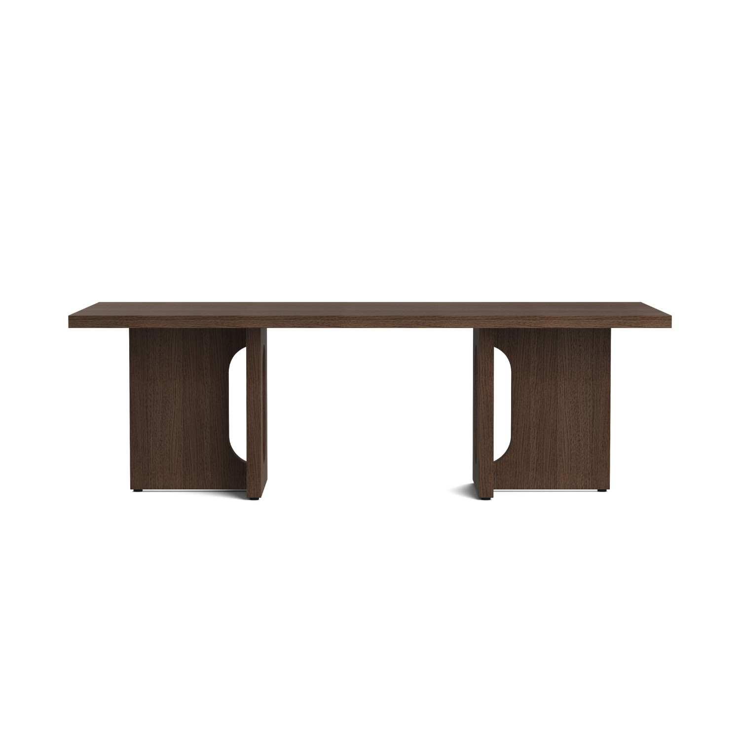 ANDROGYNE coffee table dark oak wood