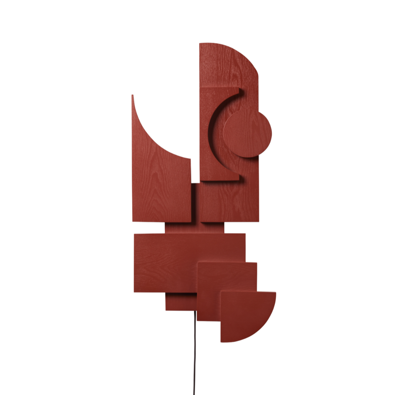 Wandleuchte TOTEM DECO rot