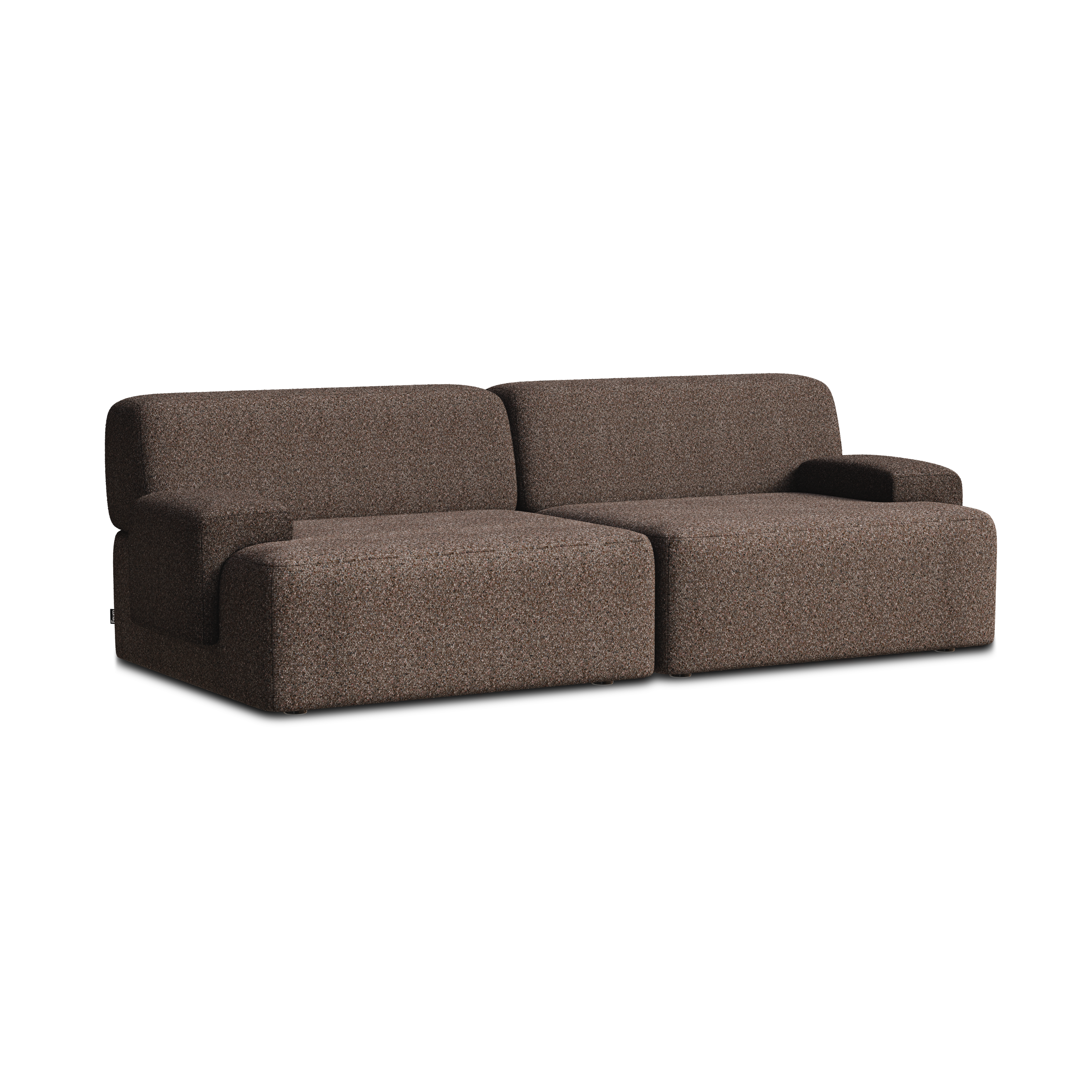 Modulsofa 2-sitzig UMI braun [Amelia]