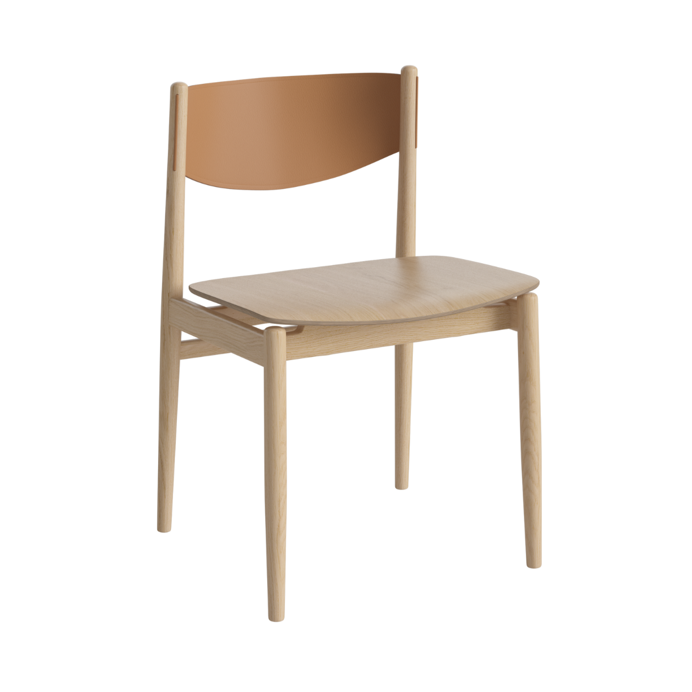 Apelle chair bleached oak wood