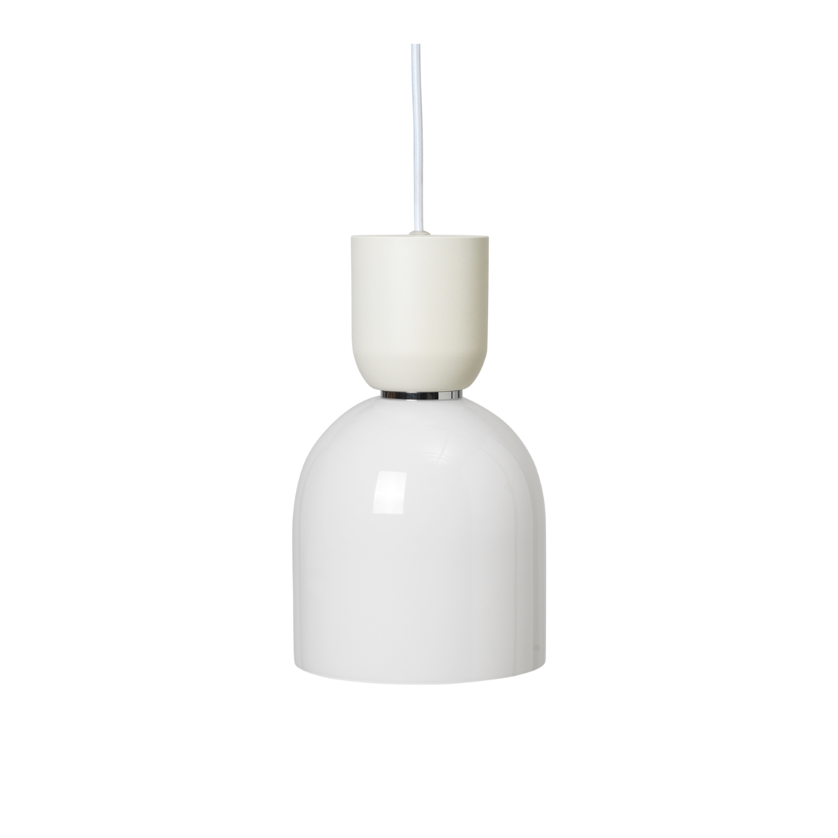 Bell white hanging lamp