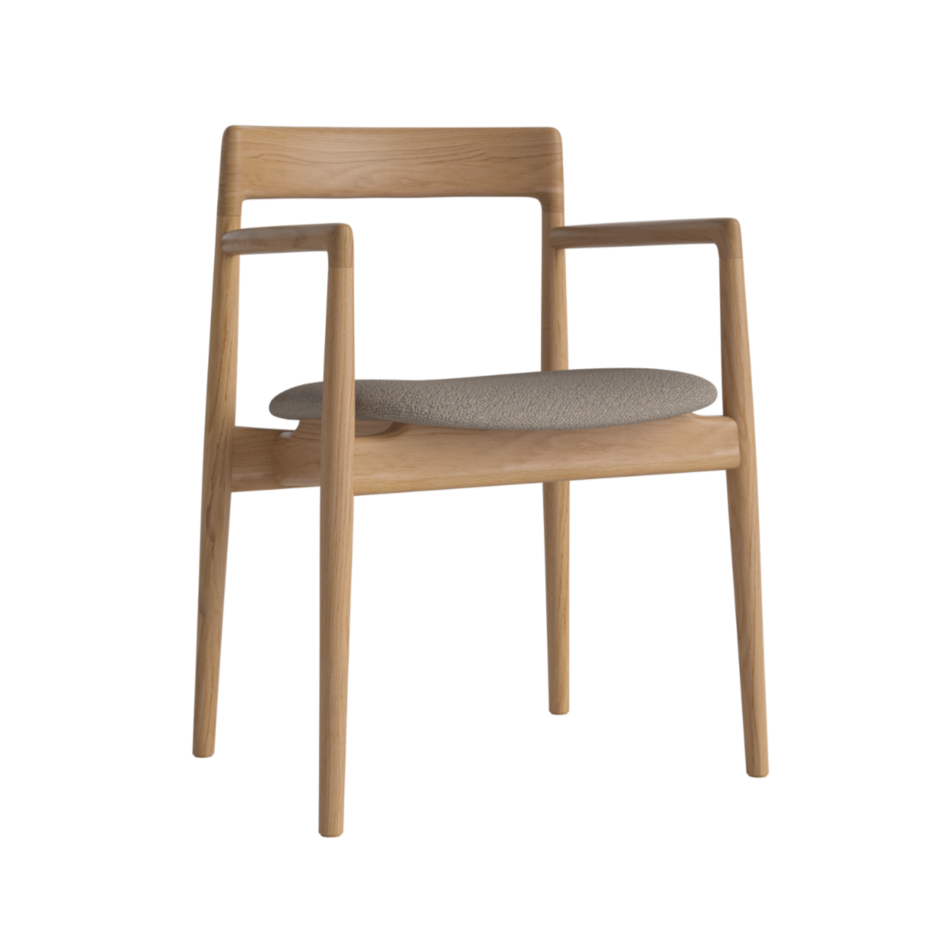 Chair calma oak wood