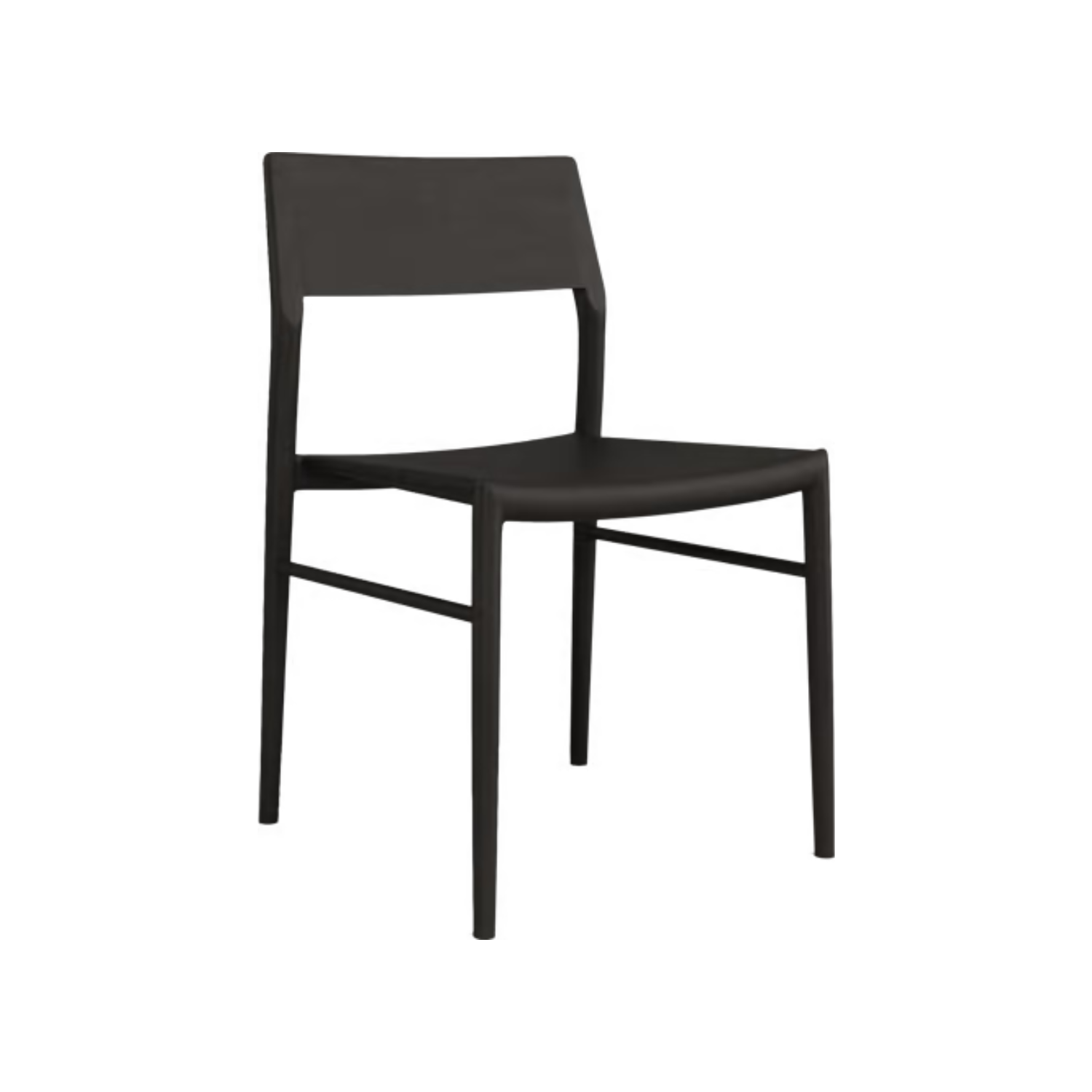 Chicago chair black oak wood