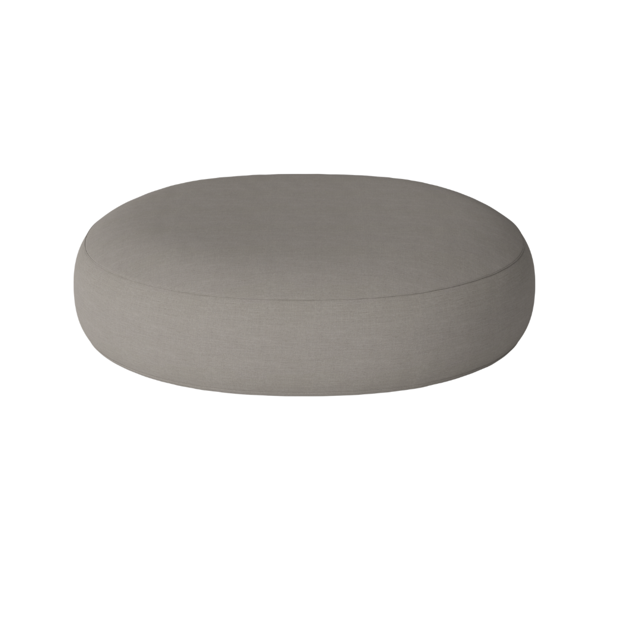 Upholstered calm outer pouf