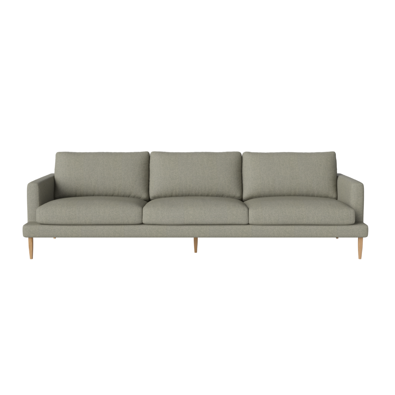 4-person sofa Veneda base of oak wood