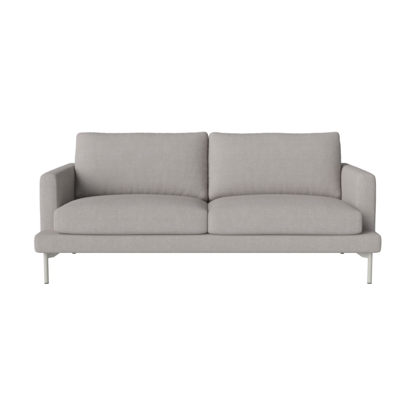 Sofa 2.5 Veneda gray steel base