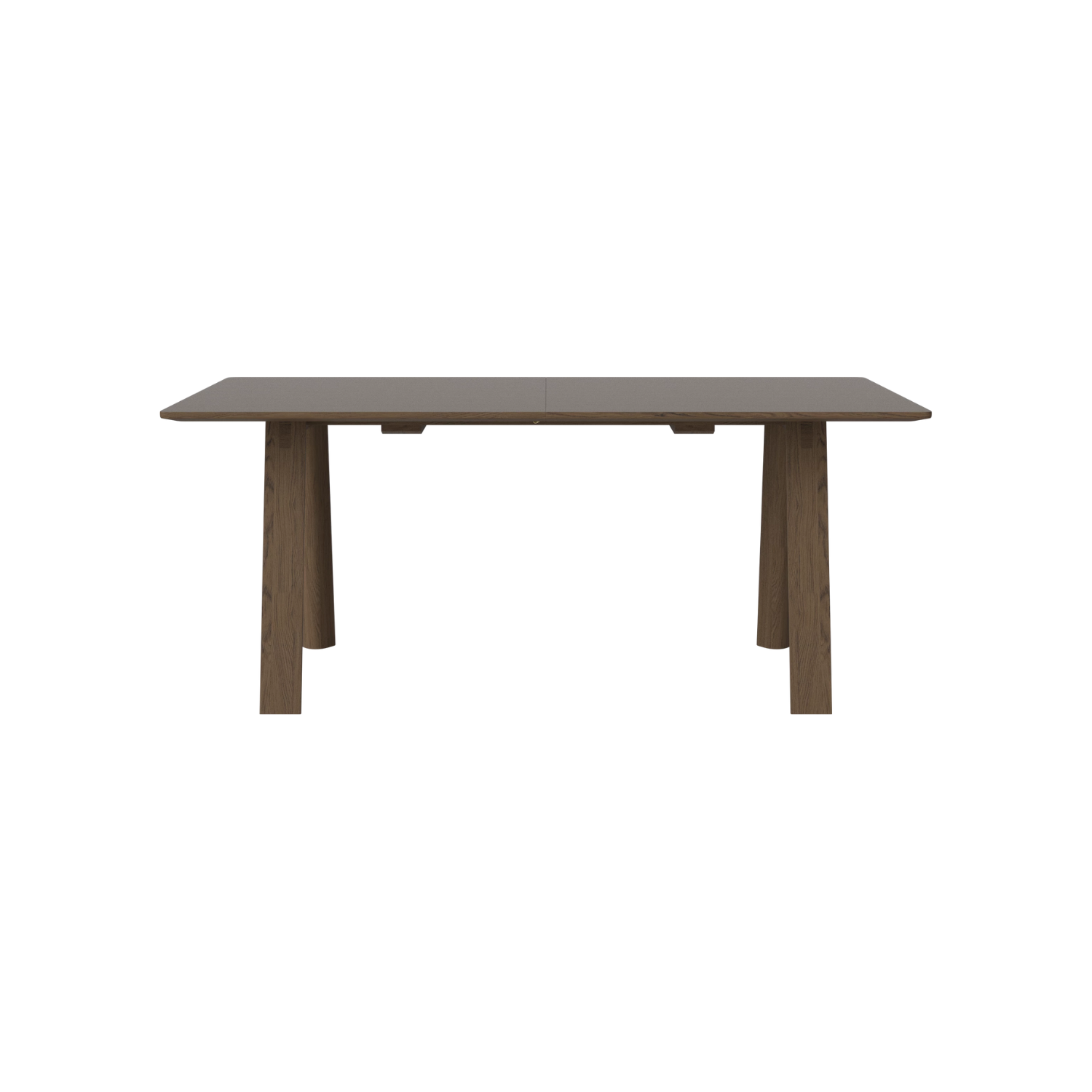 Hill folding table dark oak wood