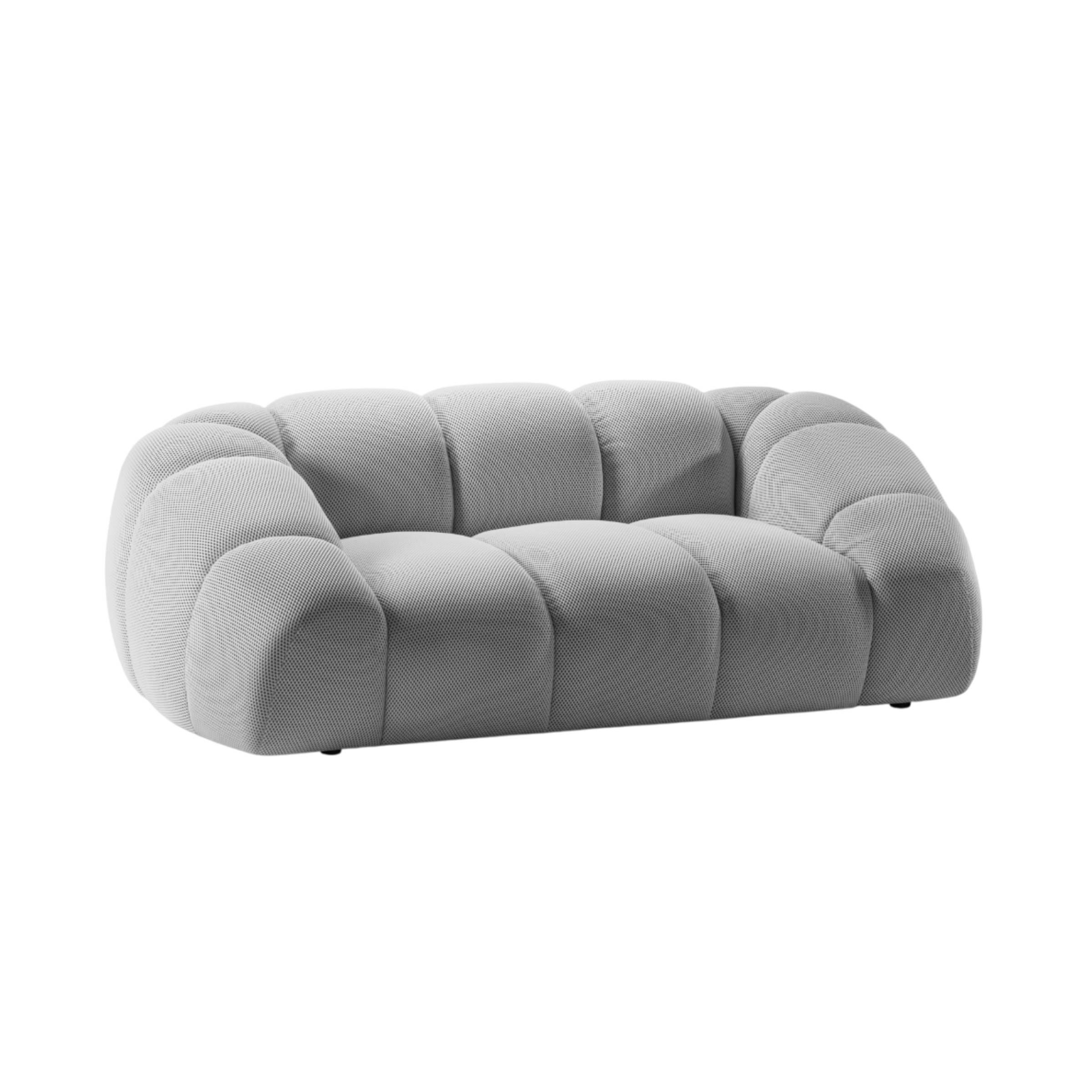 2-seater Sofa DIANA silver