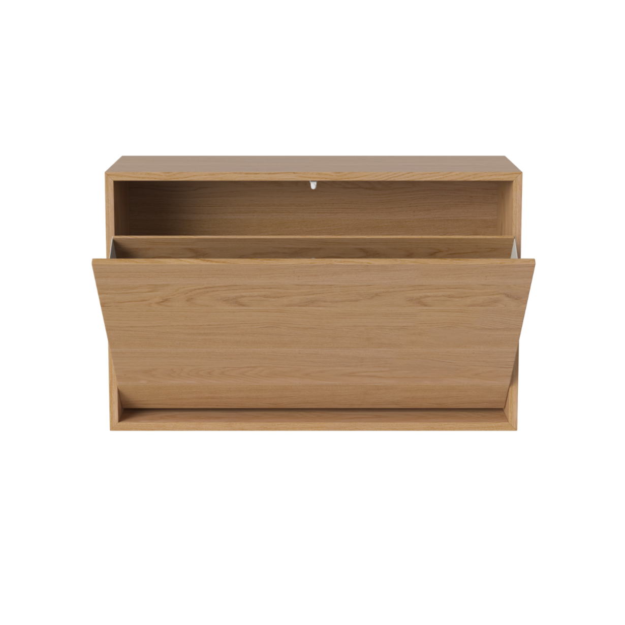 Case shoe cabinet oak veneer