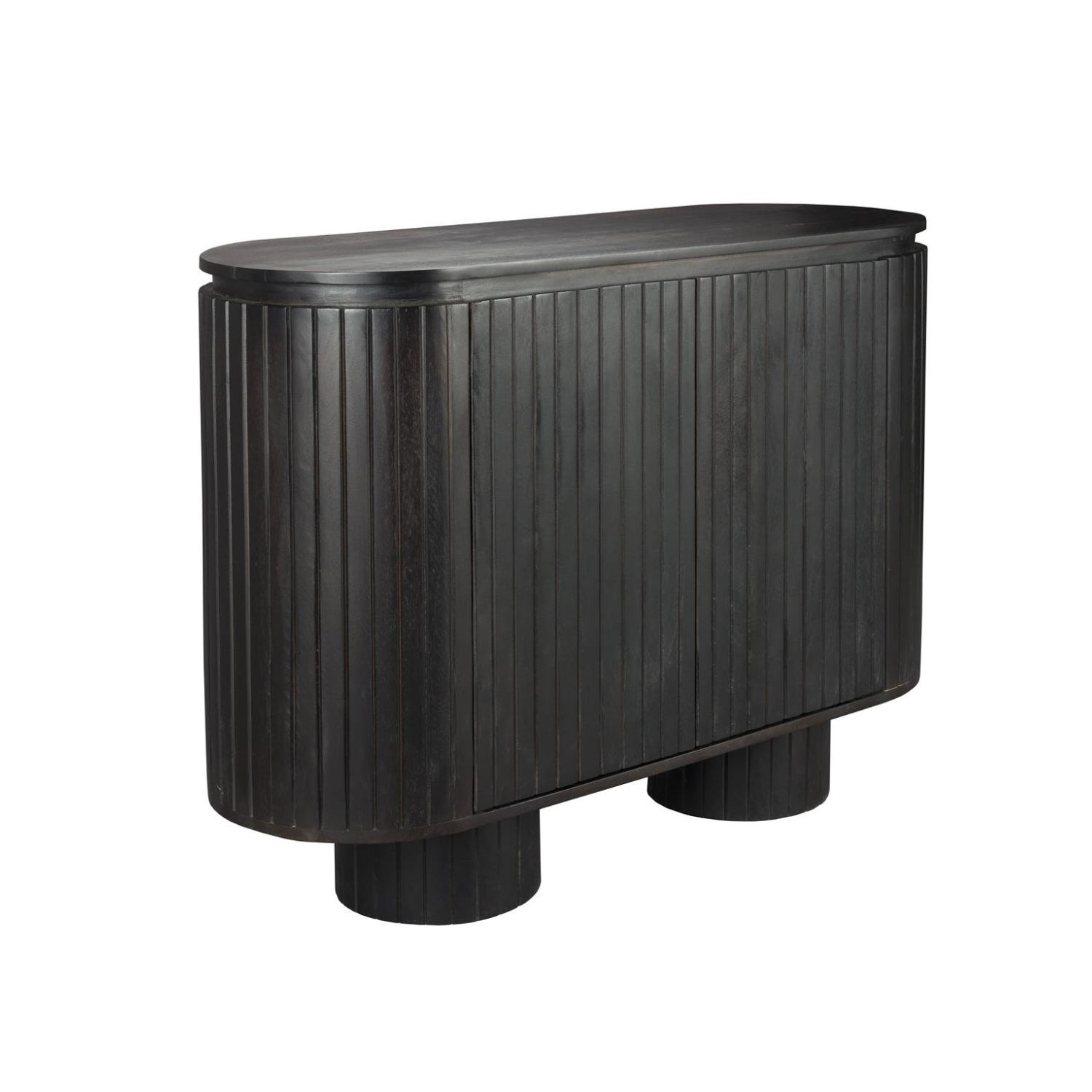 Kenji cabinet dark brown mango wood