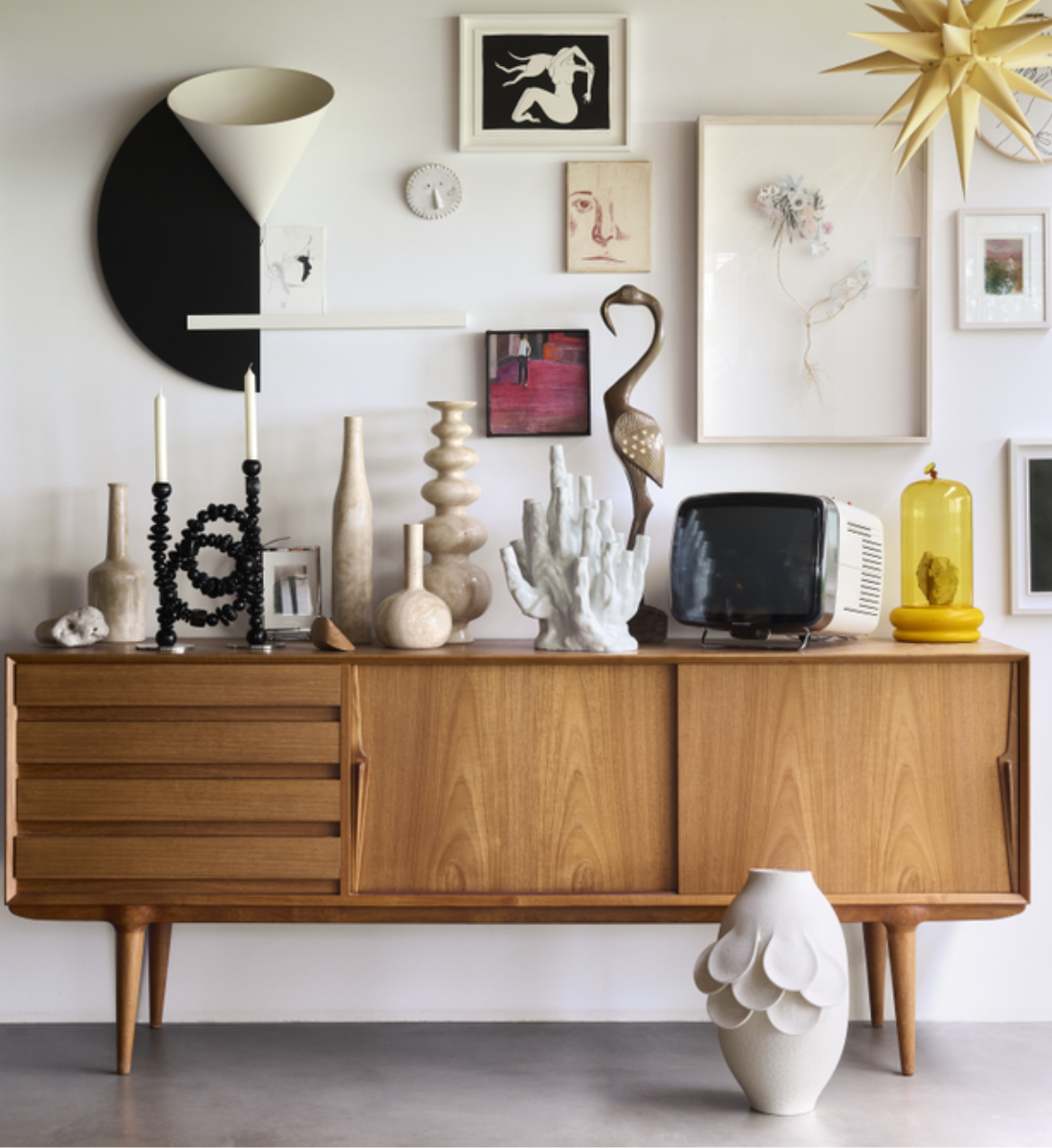 QUILLIE Vase beige