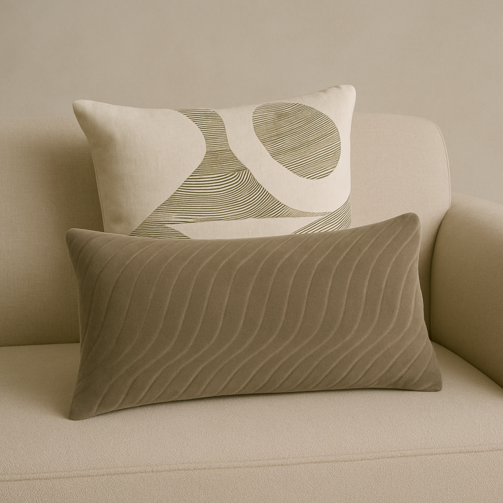 Poduszka QUILTED oliwkowy