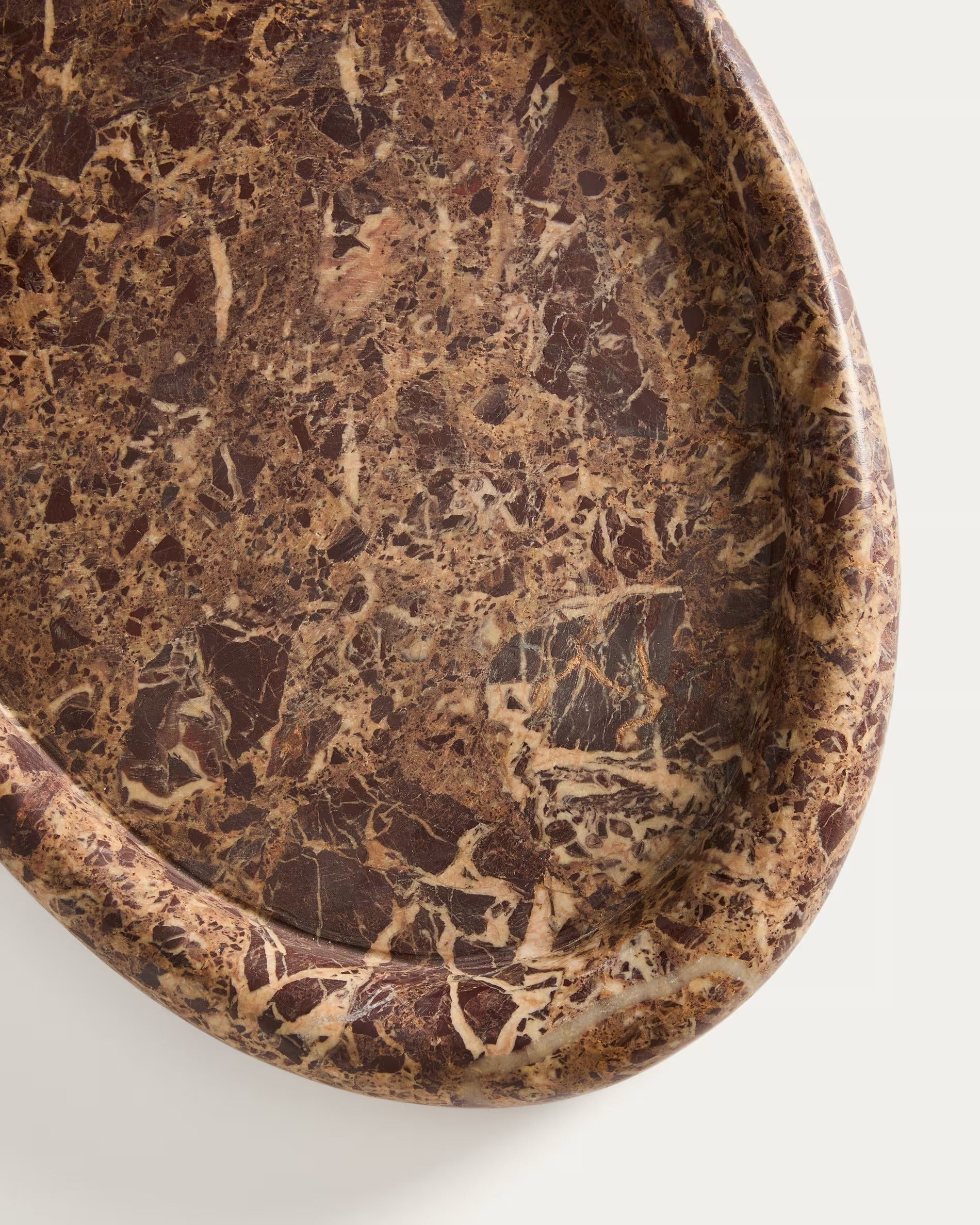 Lenorel tray burgundy marble