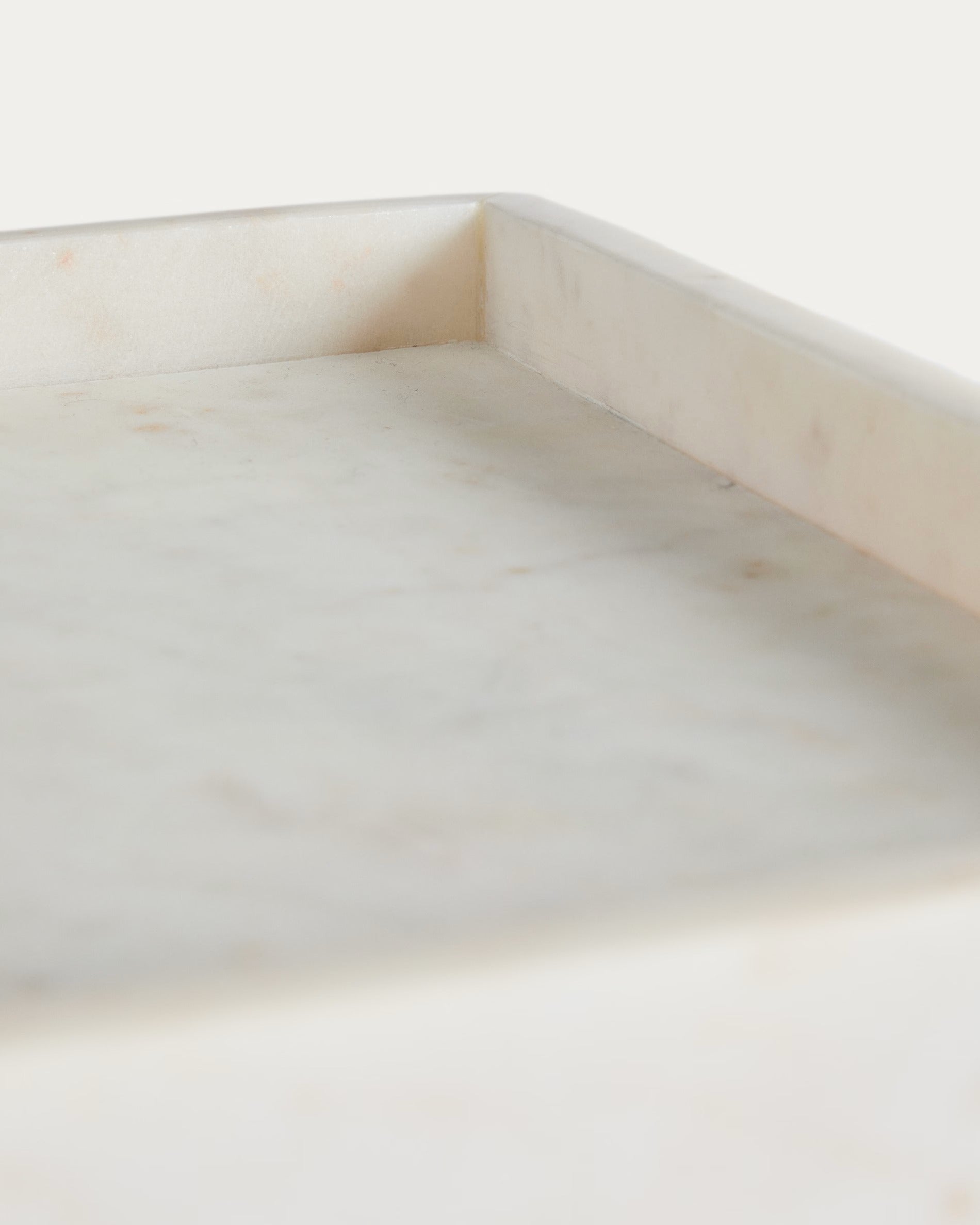 Serela Tray White Marble