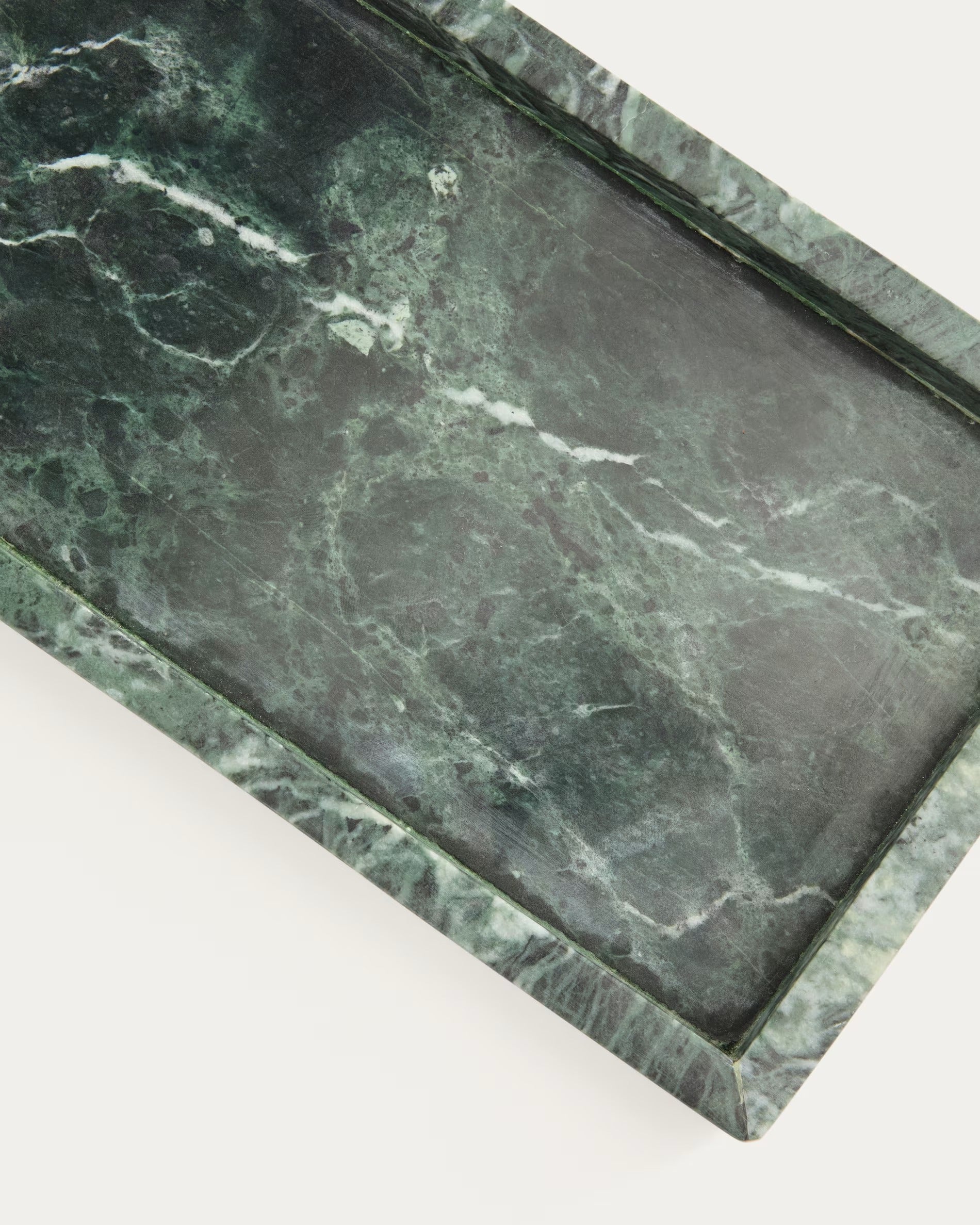SERELA green marble tray