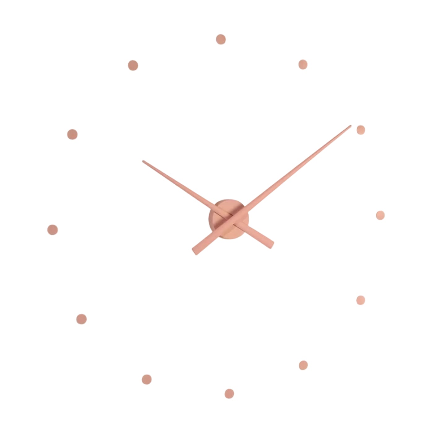 OJ pink wall clock