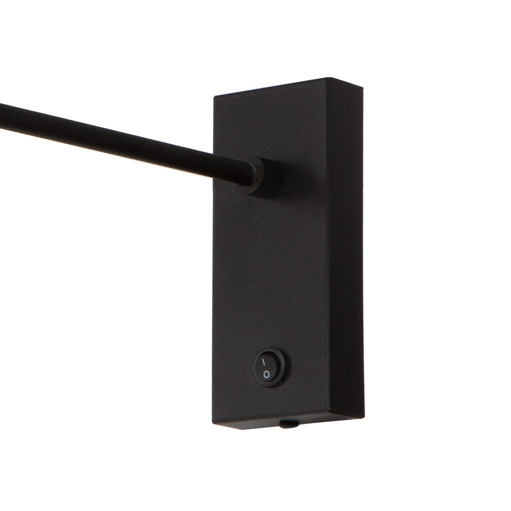 Verstellbare Wandleuchte ROLL schwarz