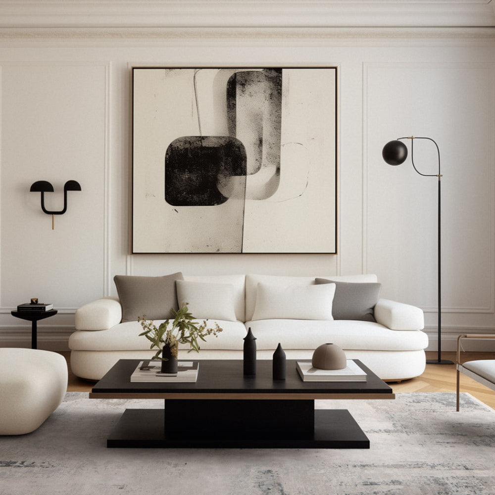 Teppich ROYAL dunkelgrau mit beige