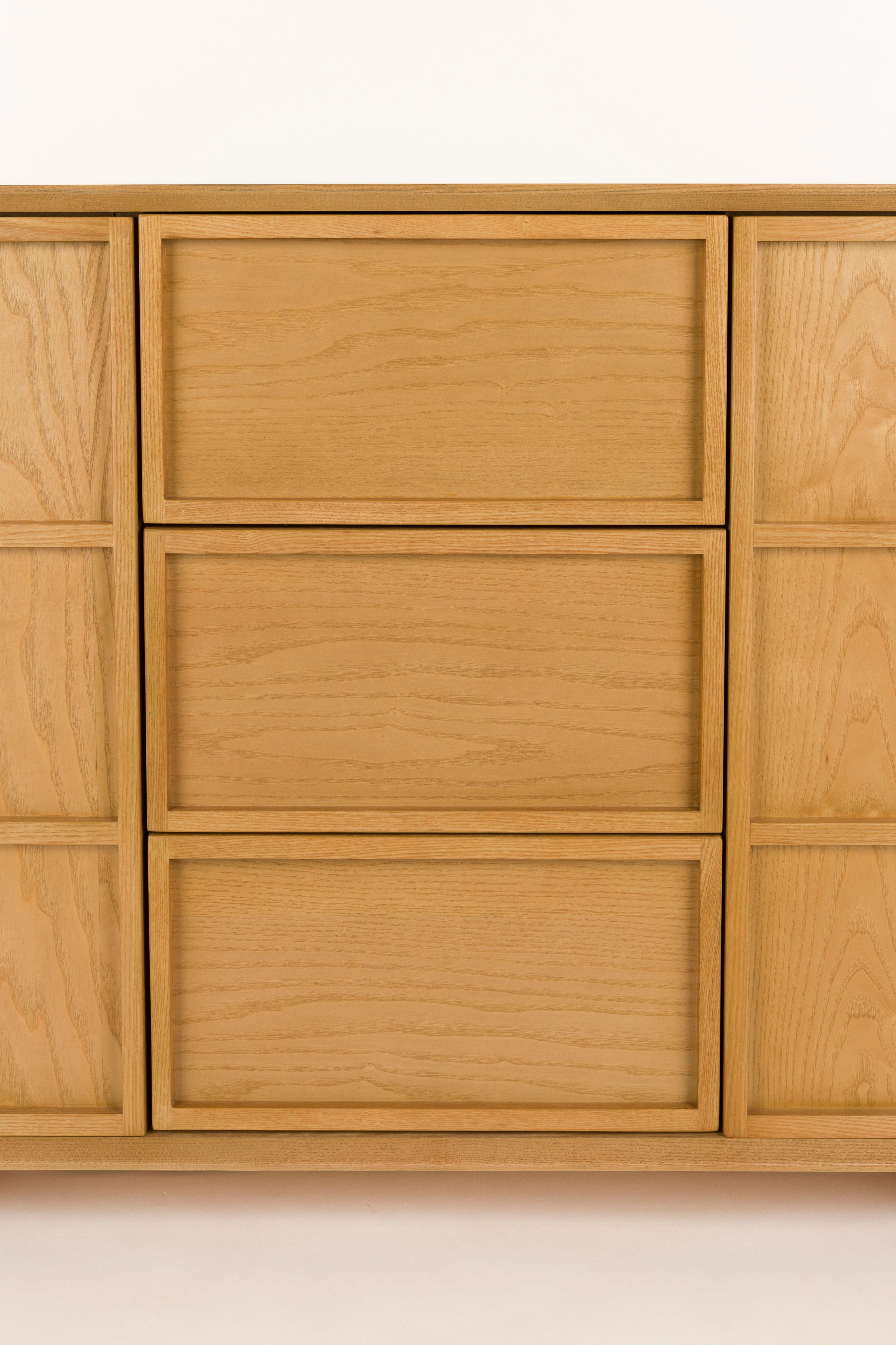 RASTER Chest of Drawers in Ash Veneer