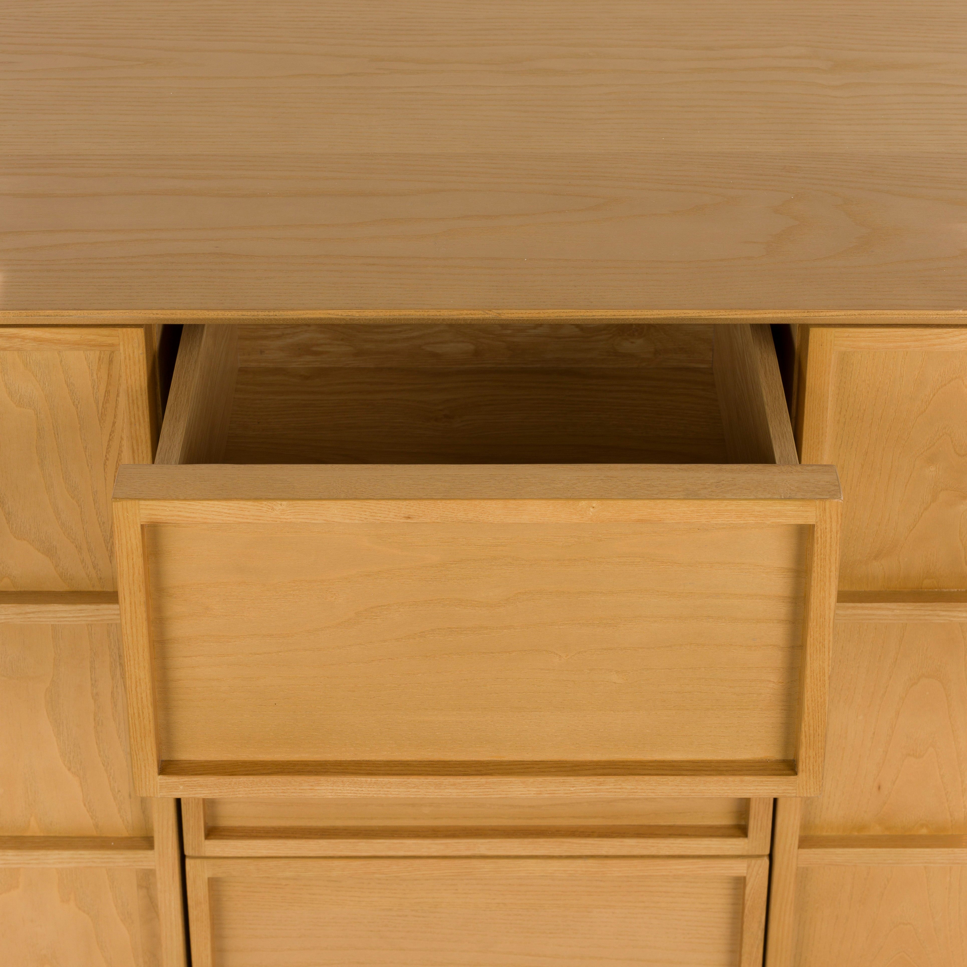 RASTER Chest of Drawers in Ash Veneer
