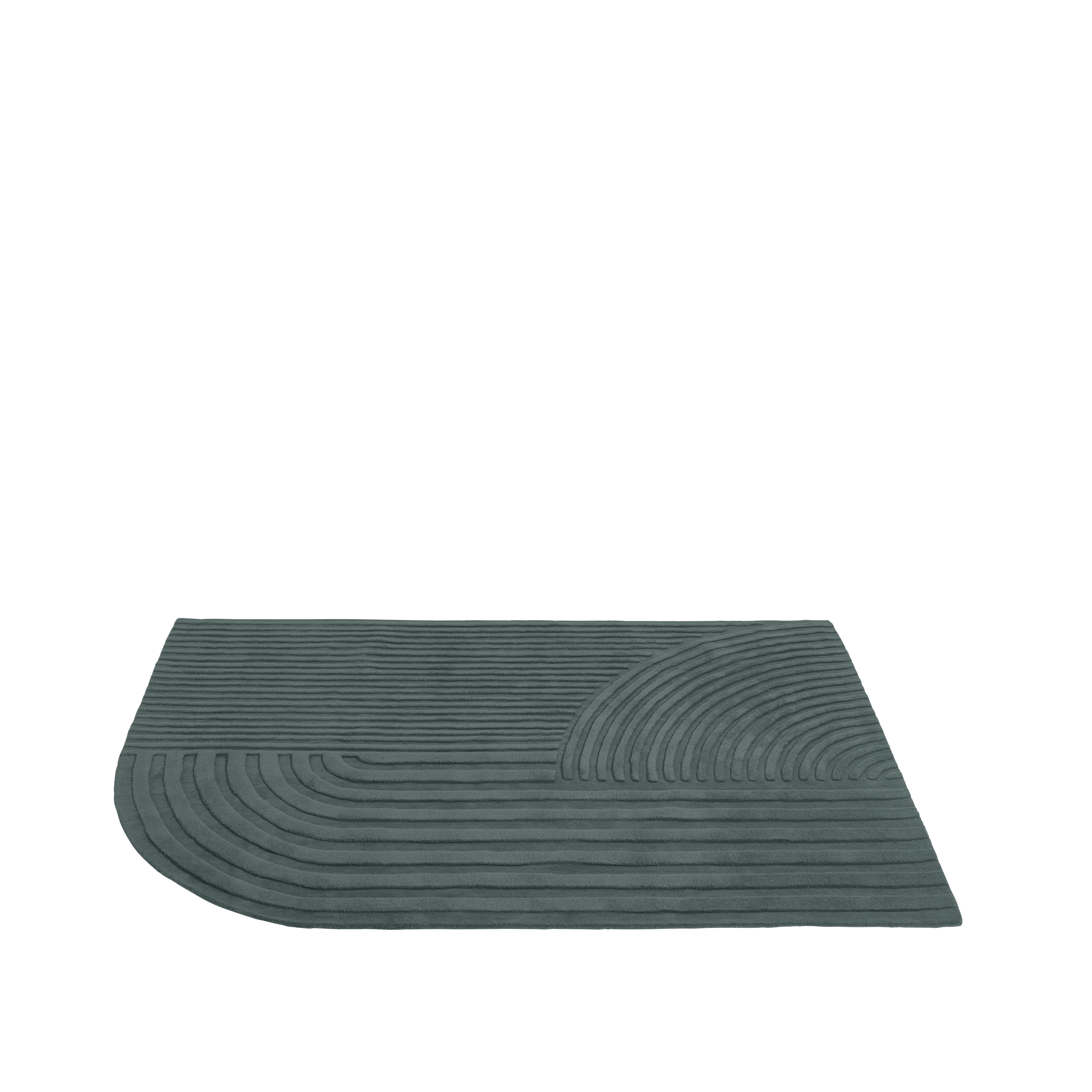 RELEVO rug dark green