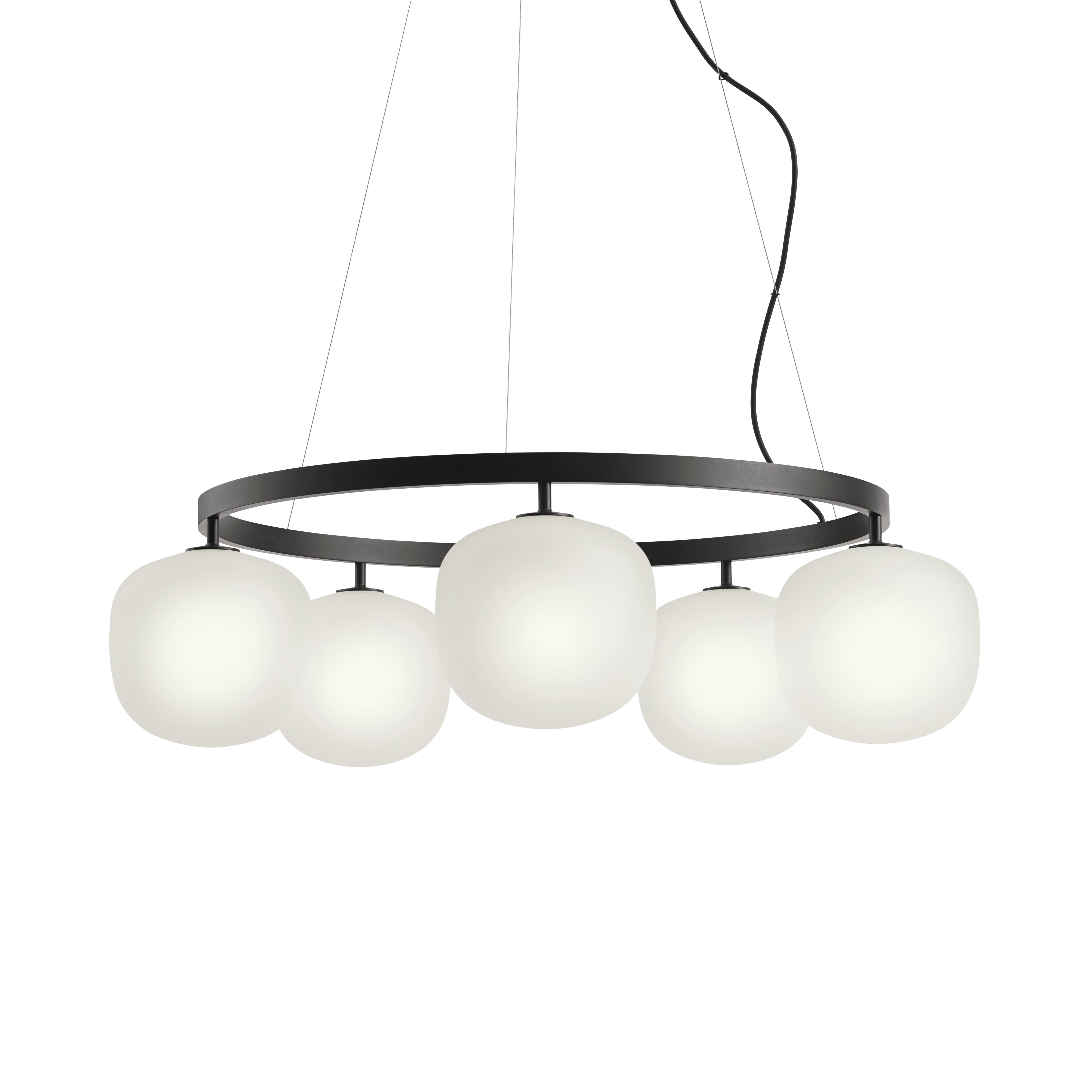 RIME black chandelier